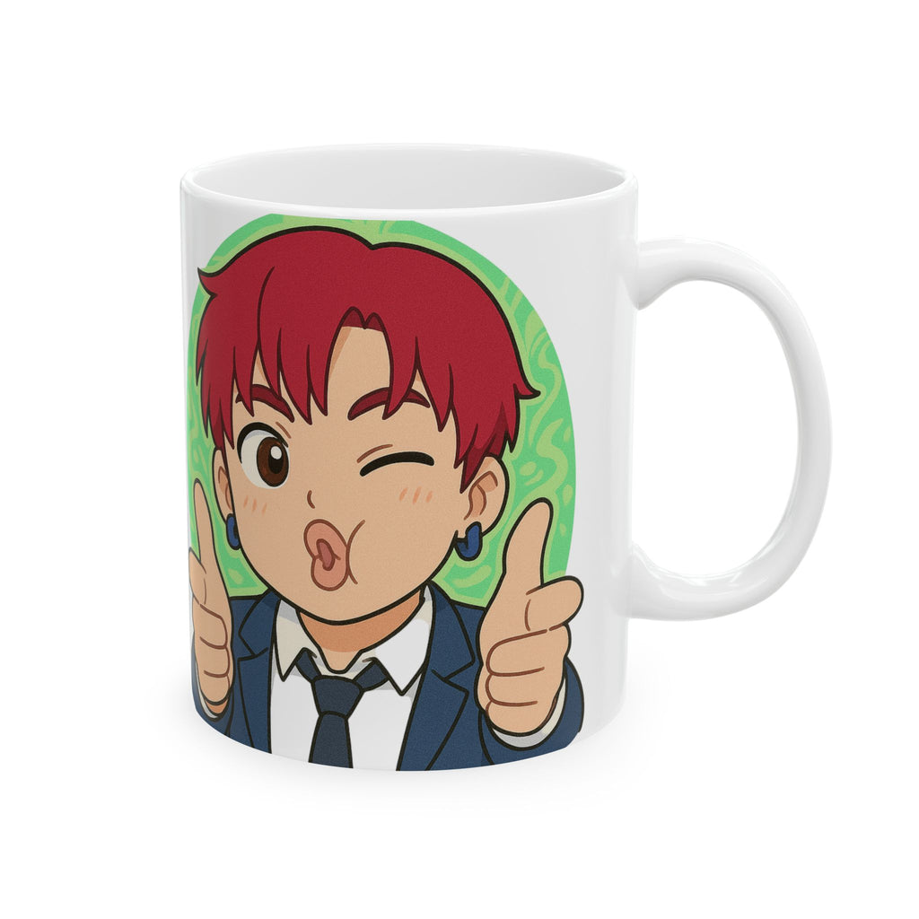 Dandadan Anime Ceramic Mug, (11oz, 15oz)