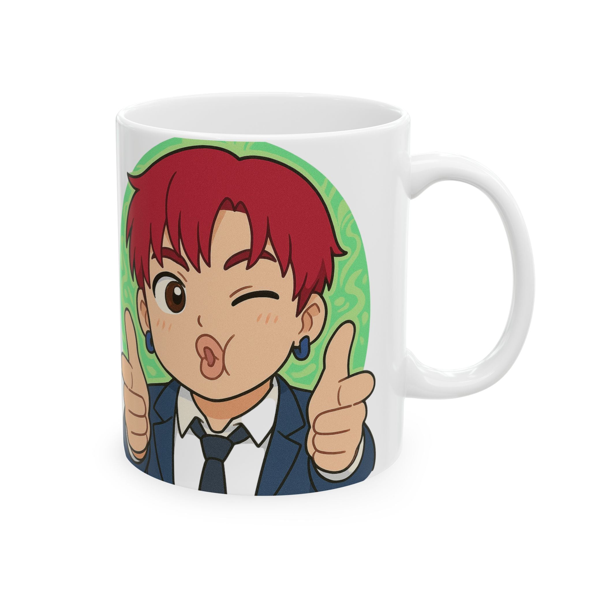 Dandadan Anime Ceramic Mug, (11oz, 15oz)