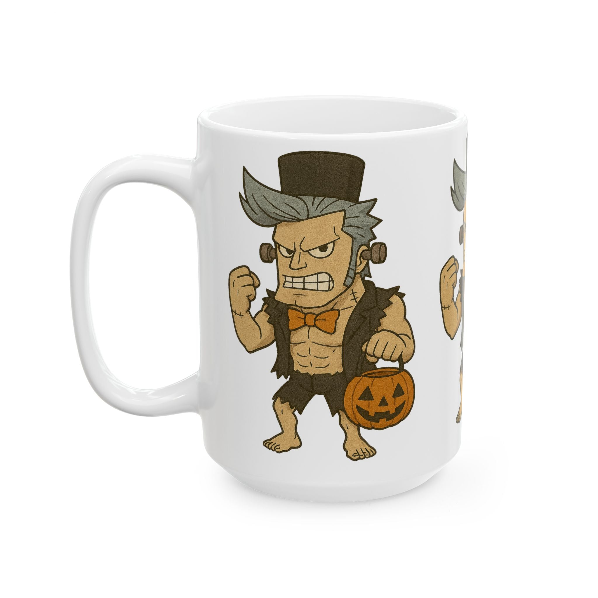 Halloween Franky Anime Ceramic Mug, (11oz, 15oz)