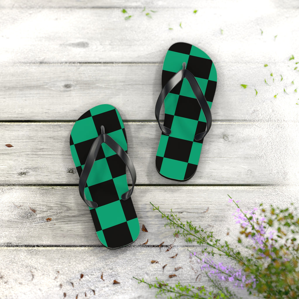 Anime Flip Flops - Cute Japanese Cartoon Style Sandals, Otaku Gift, Anime Lover Footwear, Summer Beach Shoes