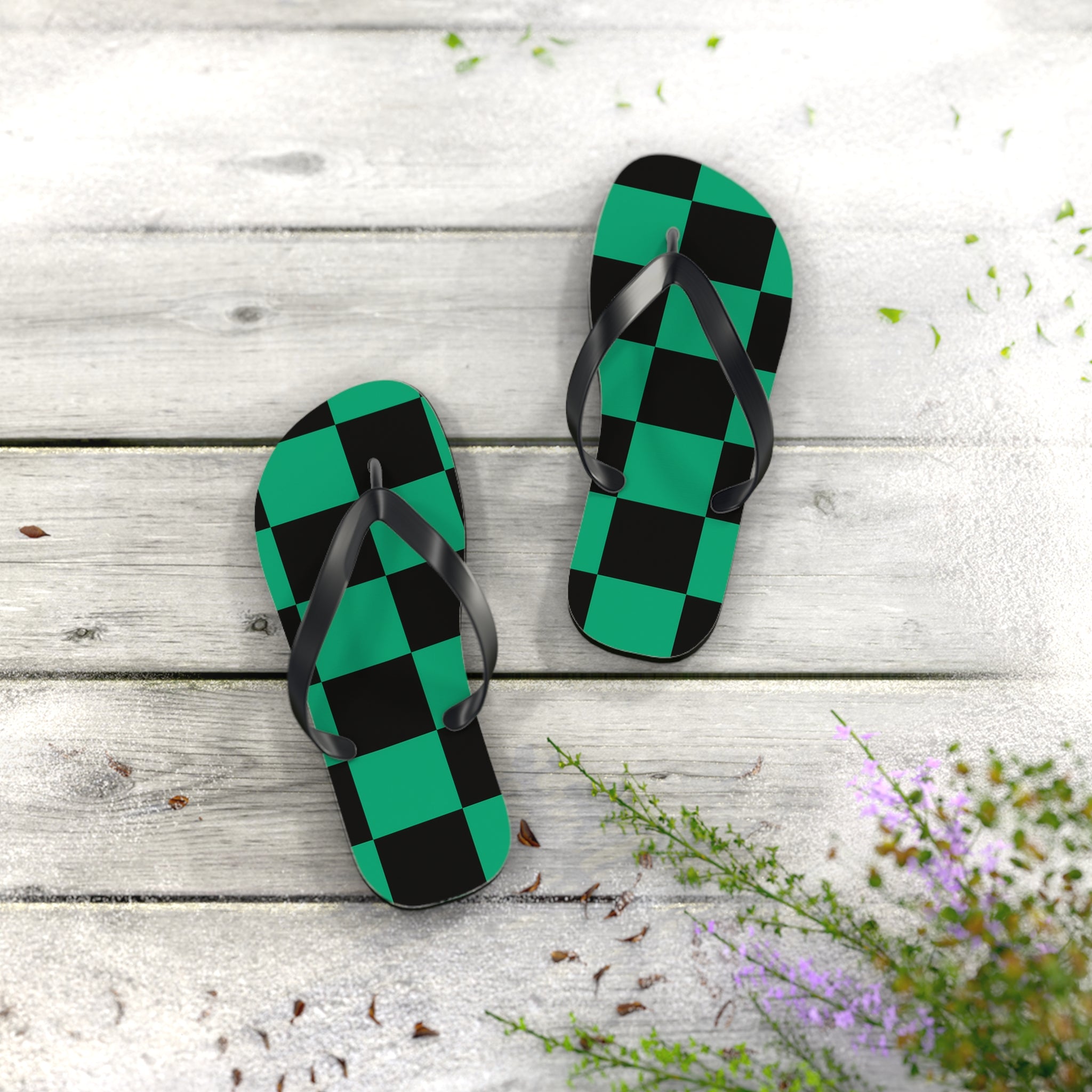 Anime Flip Flops - Cute Japanese Cartoon Style Sandals, Otaku Gift, Anime Lover Footwear, Summer Beach Shoes