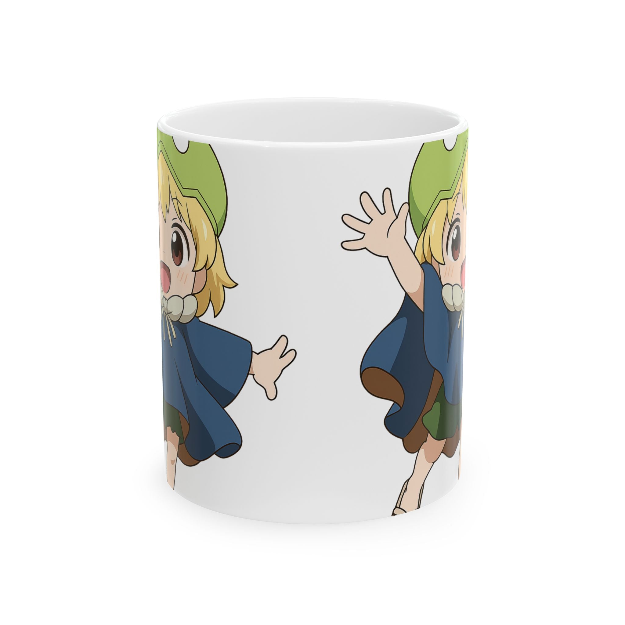 Dr Stone Anime Suica Ceramic Mug, (11oz, 15oz)