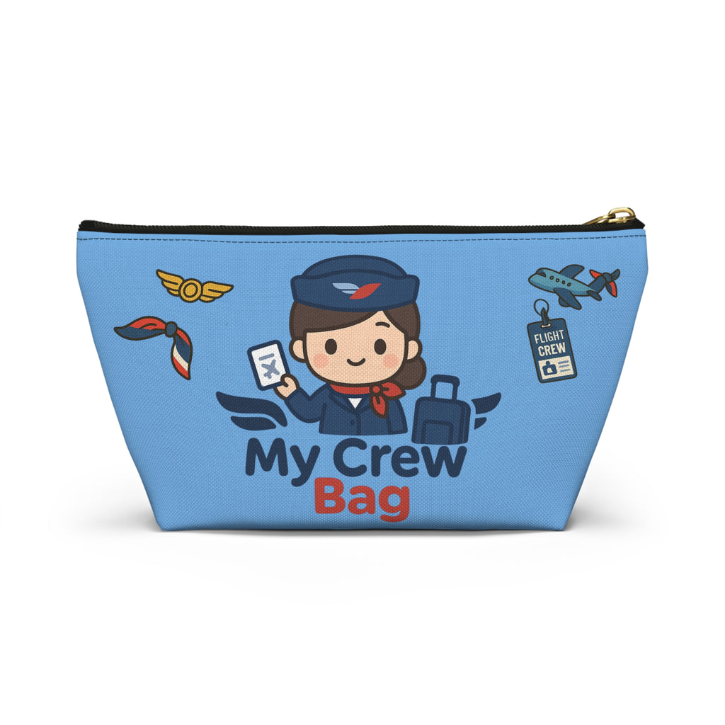 Flight Crew Accessory Pouch w T-bottom