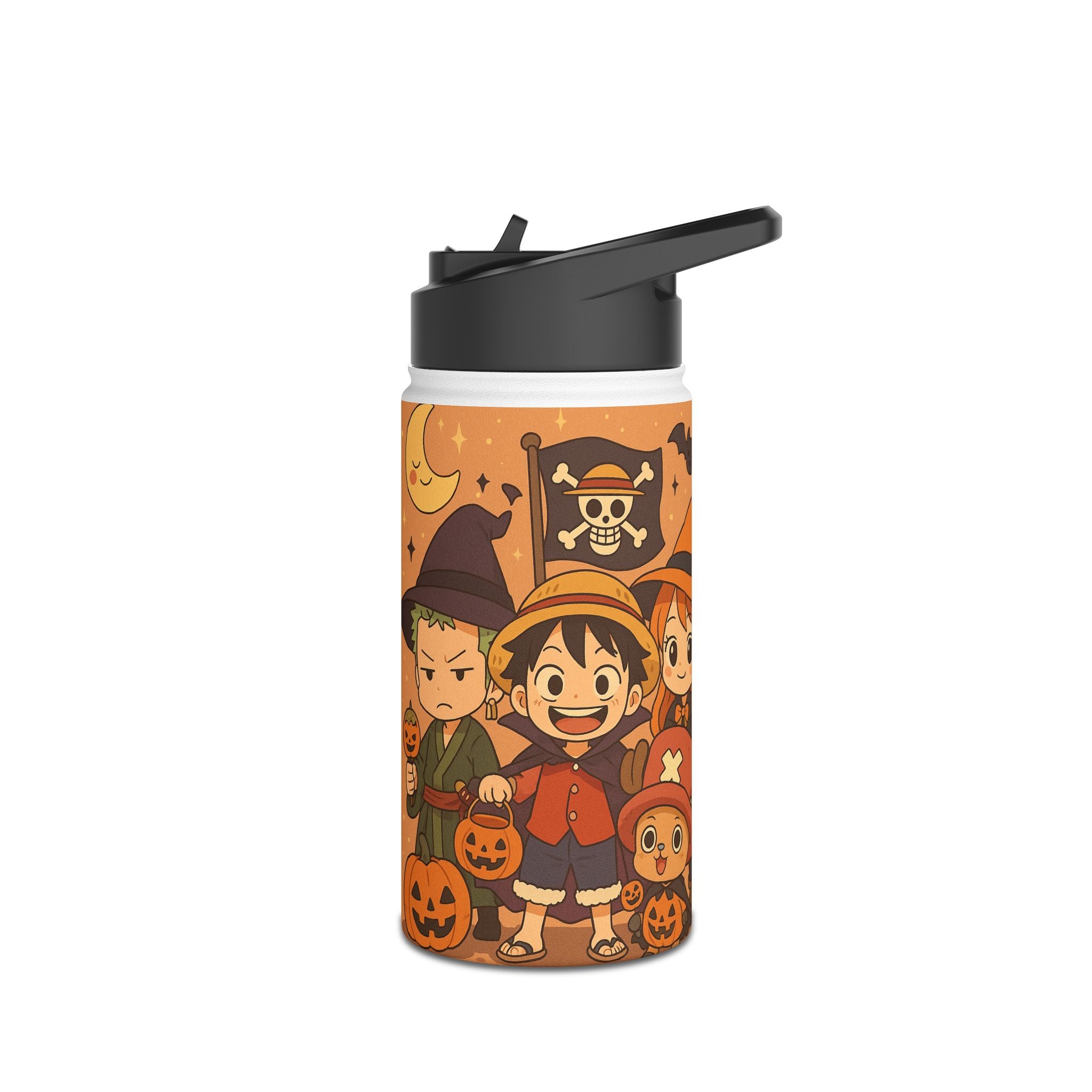 Anime Stainless Steel Water Bottle, Standard Lid