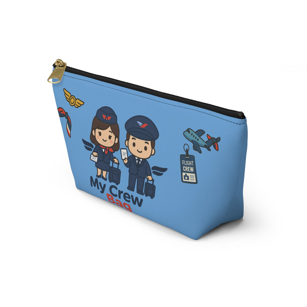 Flight Crew Accessory Pouch w T-bottom