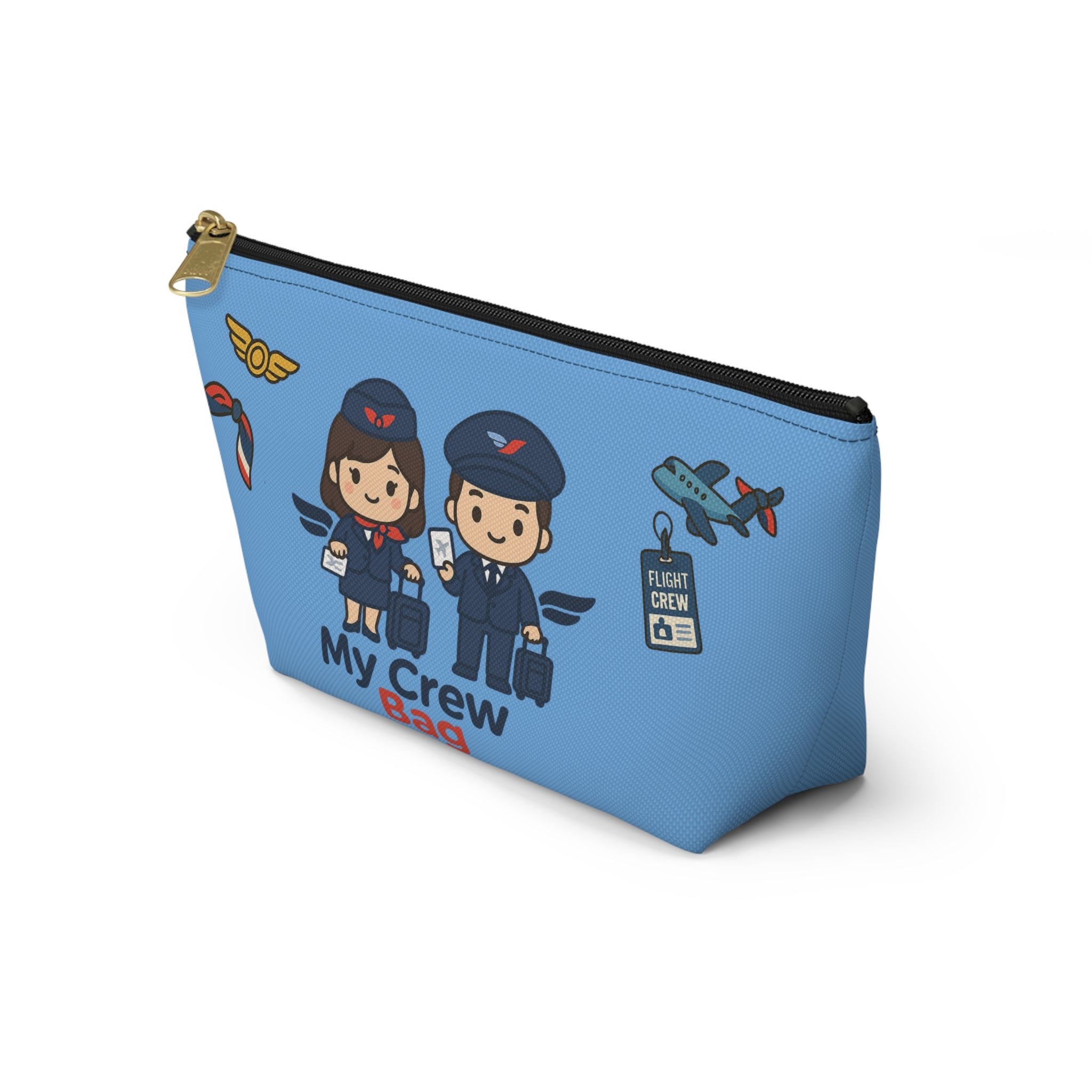 Flight Crew Accessory Pouch w T-bottom