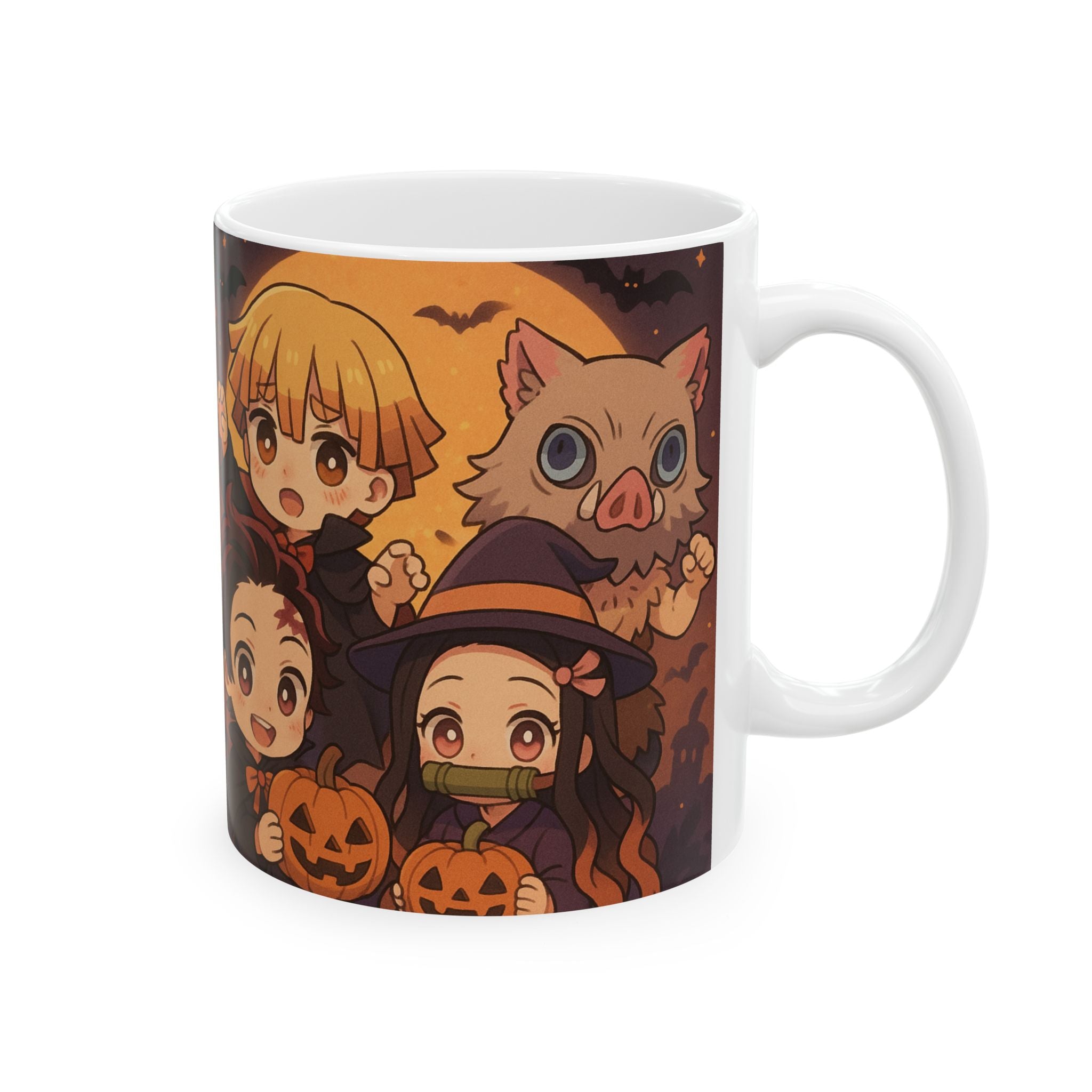 Anime Halloween Ceramic Mug, (11oz, 15oz)