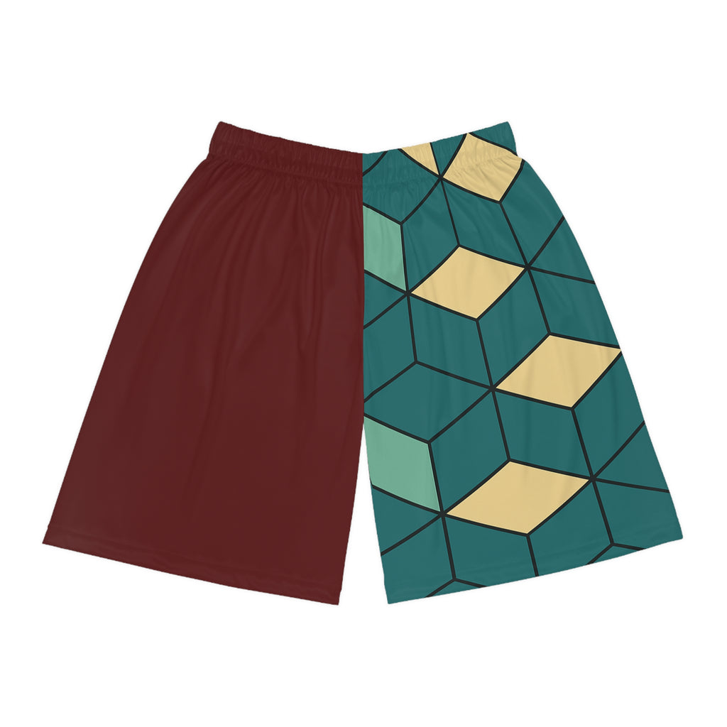Giyu Demon Slayer Basketball Shorts