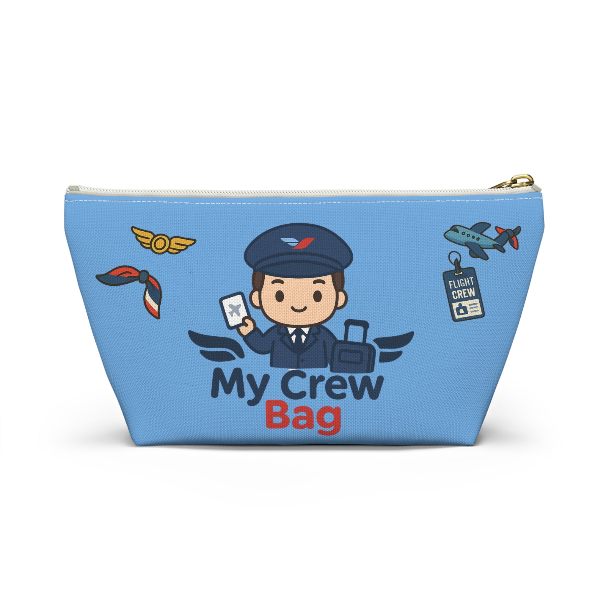 Flight Crew Accessory Pouch w T-bottom