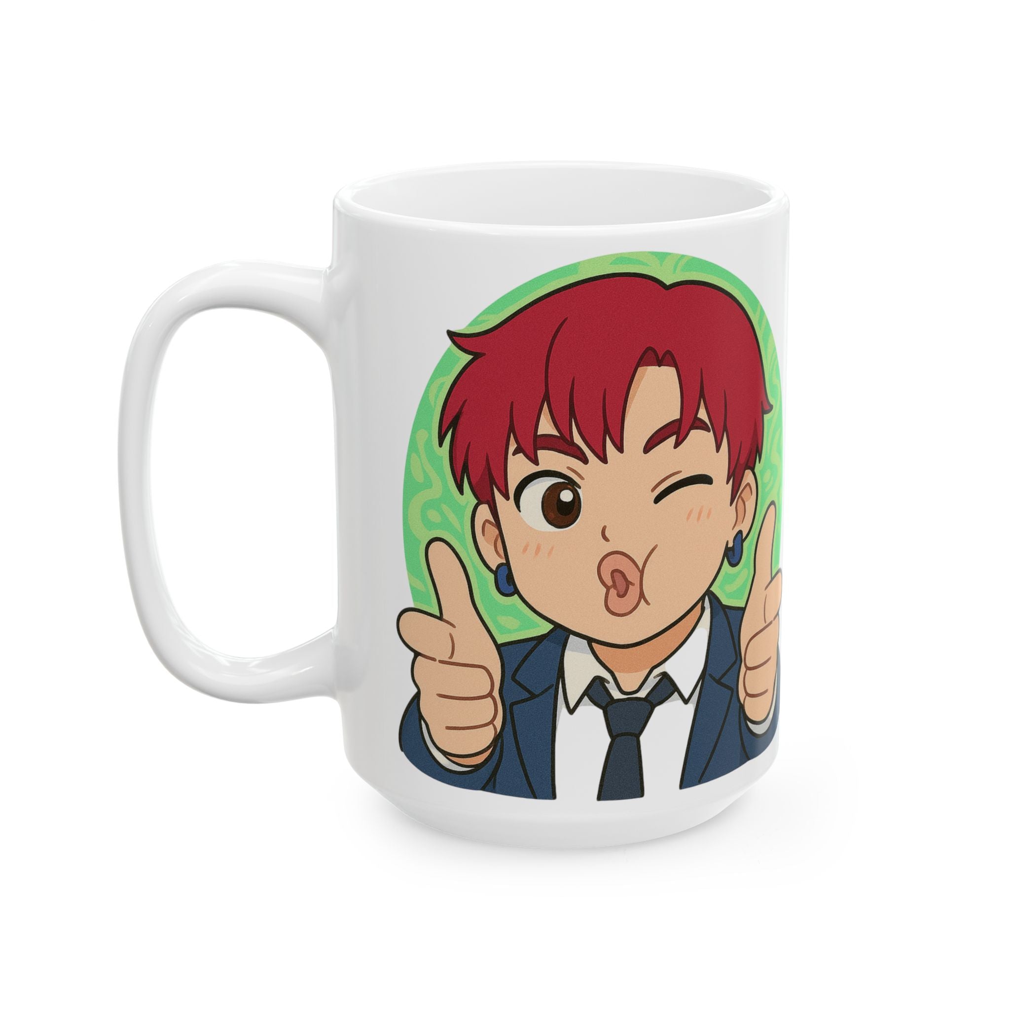 Dandadan Anime Ceramic Mug, (11oz, 15oz)