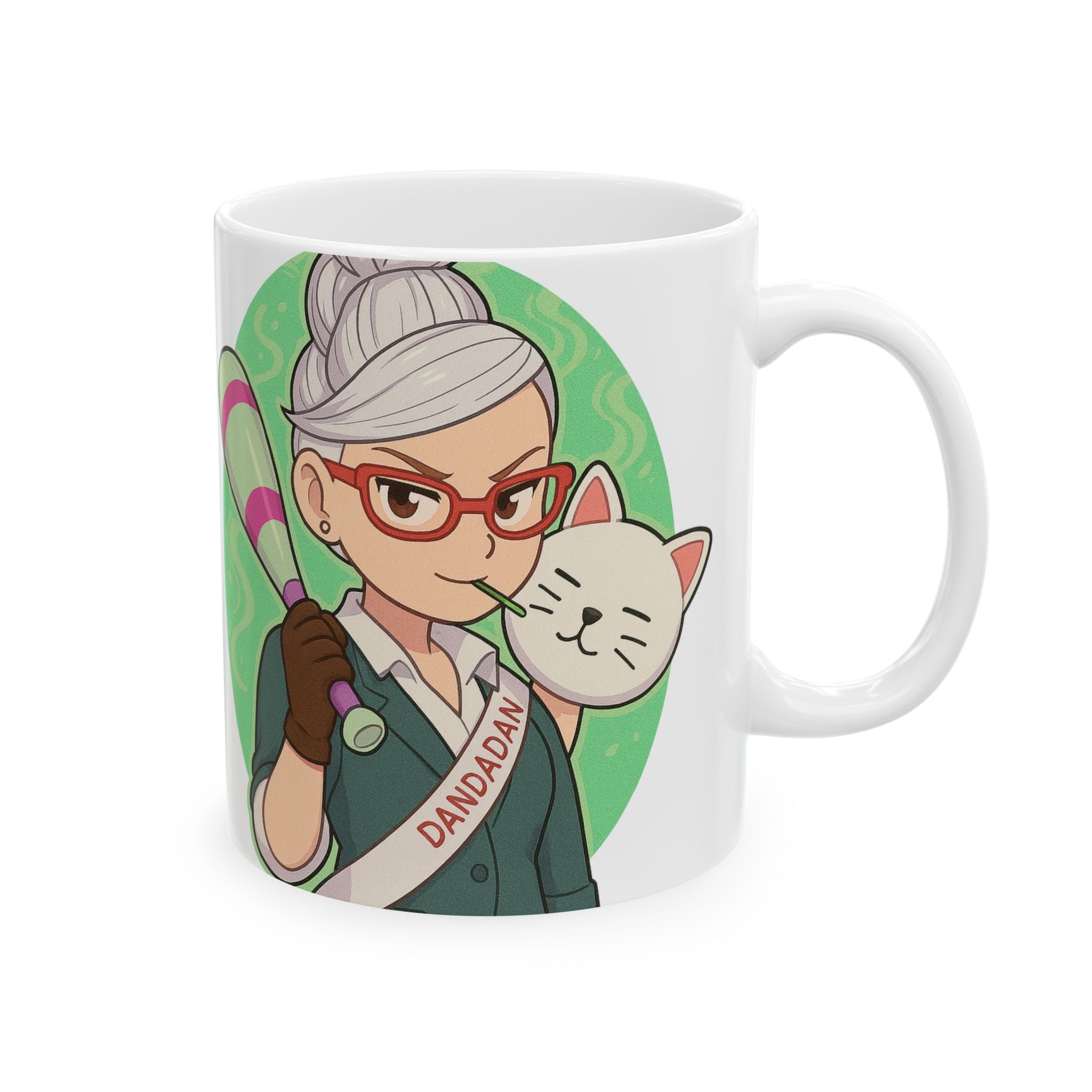 Dandadan Anime Ceramic Mug, (11oz, 15oz)