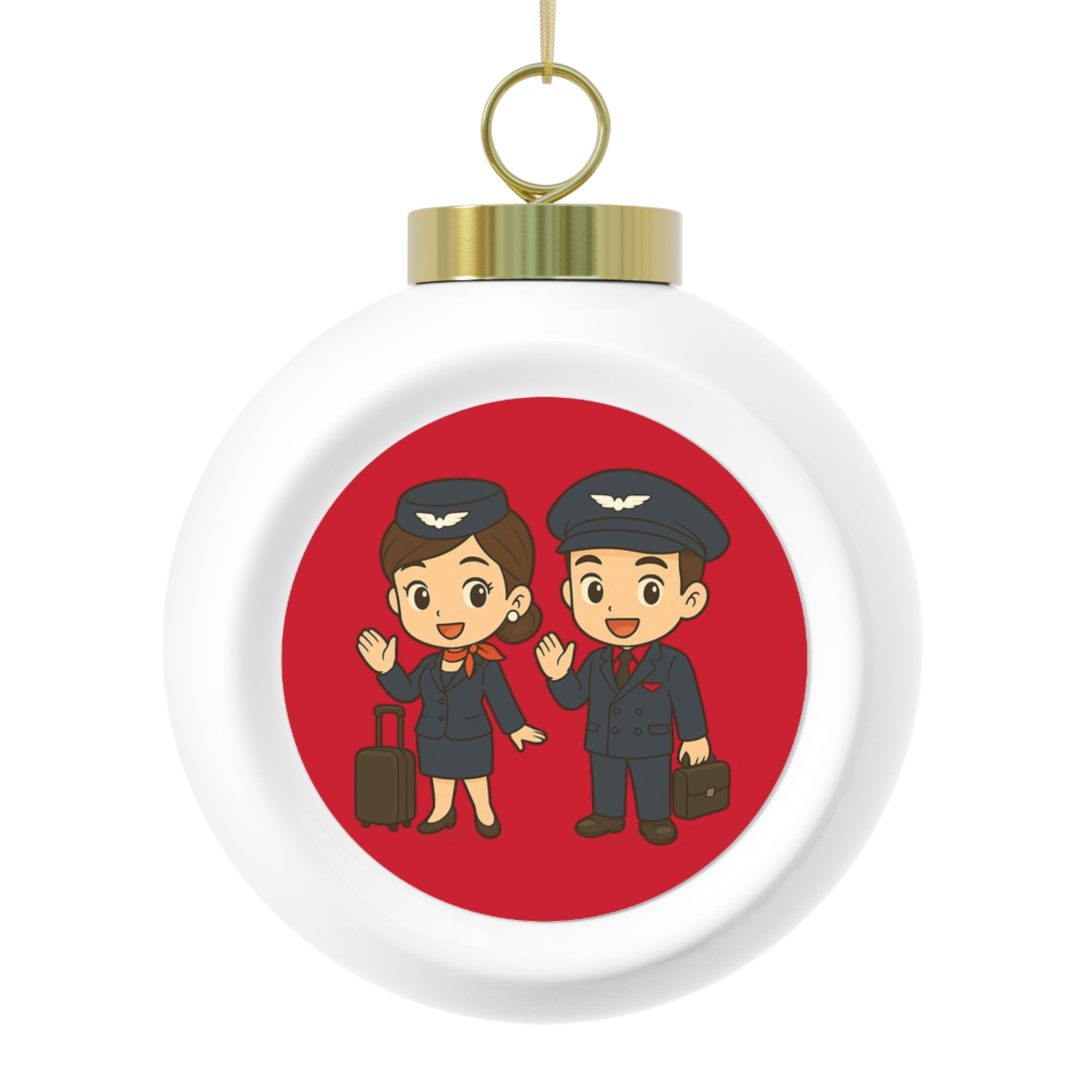 Flight  Crew Ball Ornament