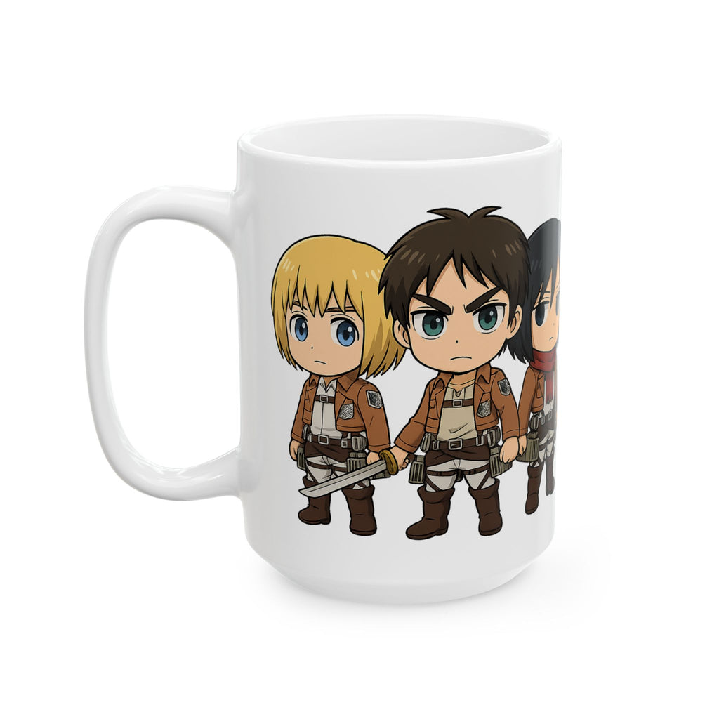 Attack on titan Anime Ceramic Mug, (11oz, 15oz)