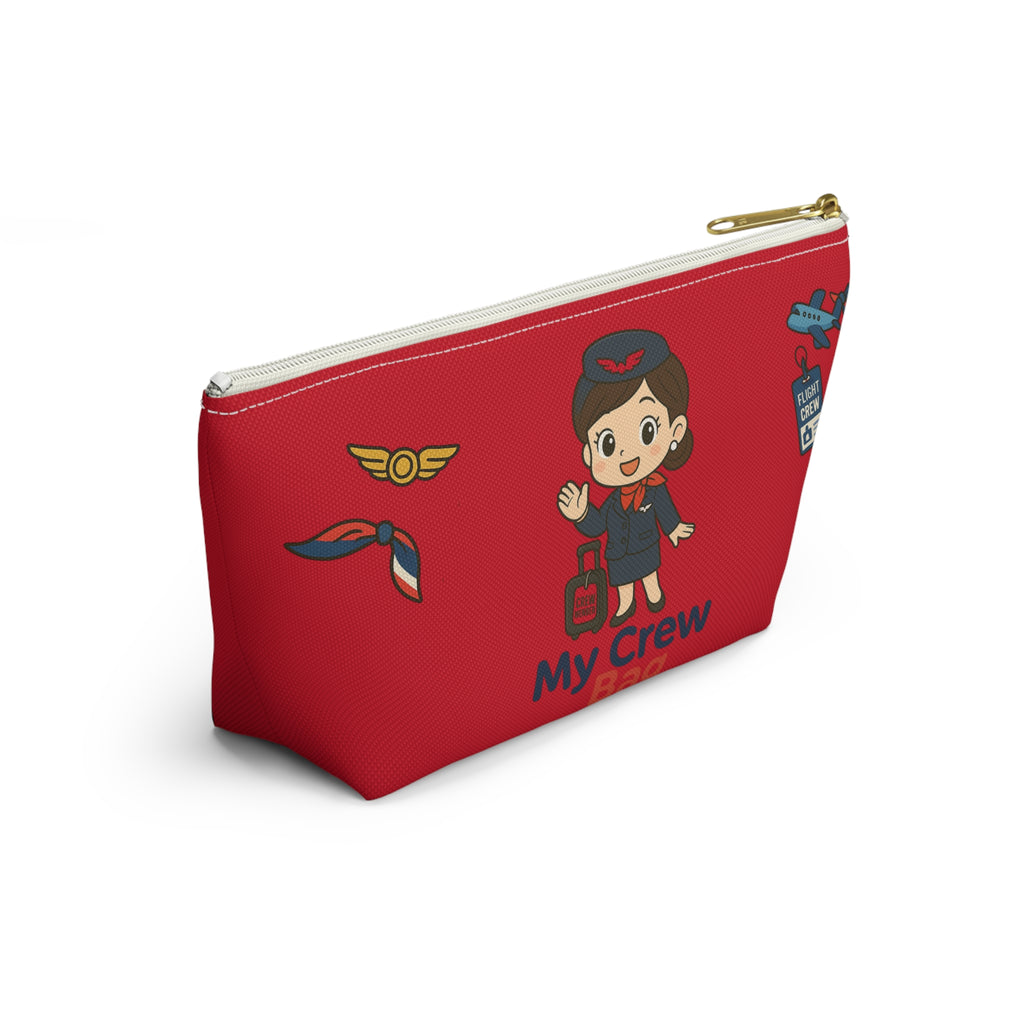 Flight Crew Accessory Pouch w T-bottom