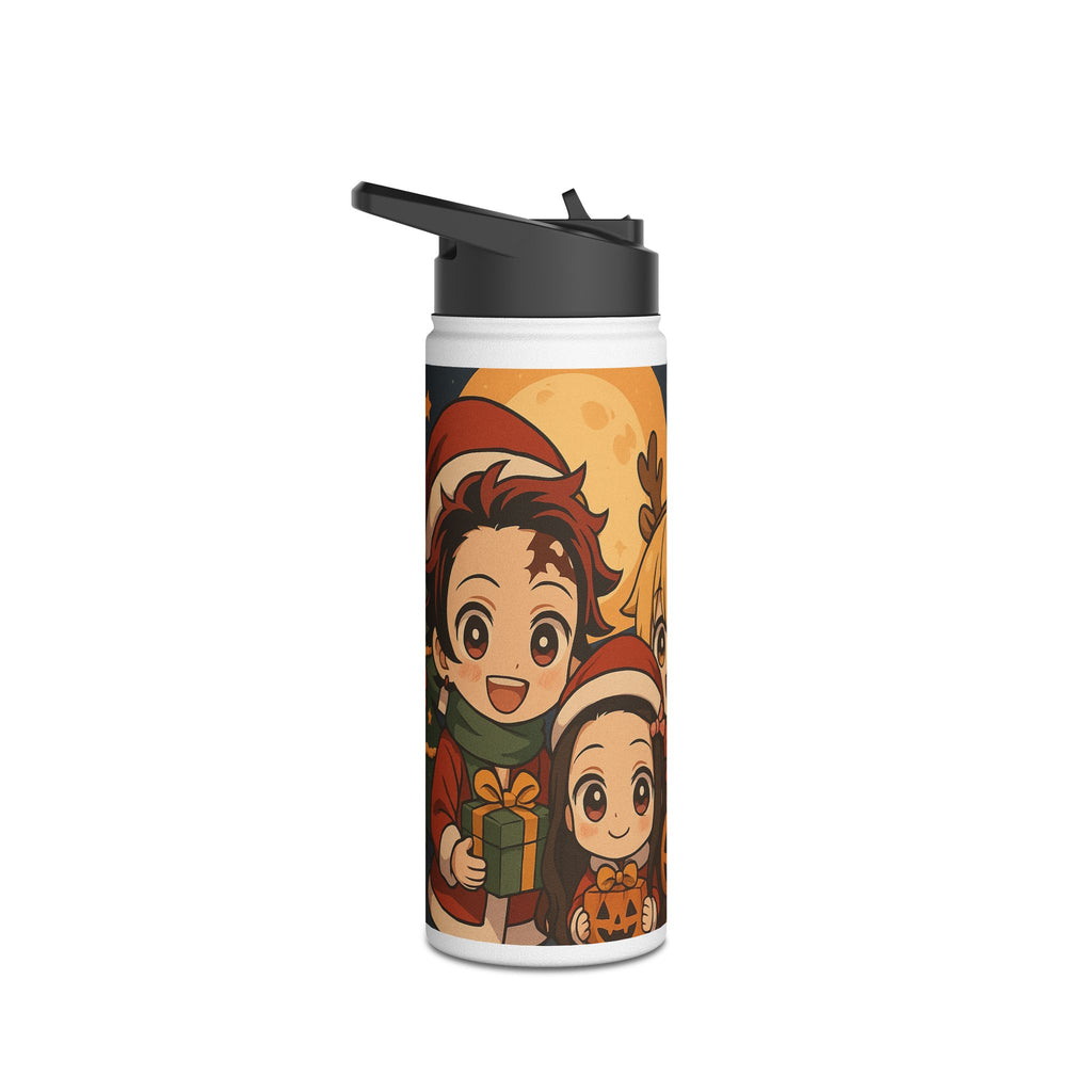 Anime Stainless Steel Water Bottle, Standard Lid