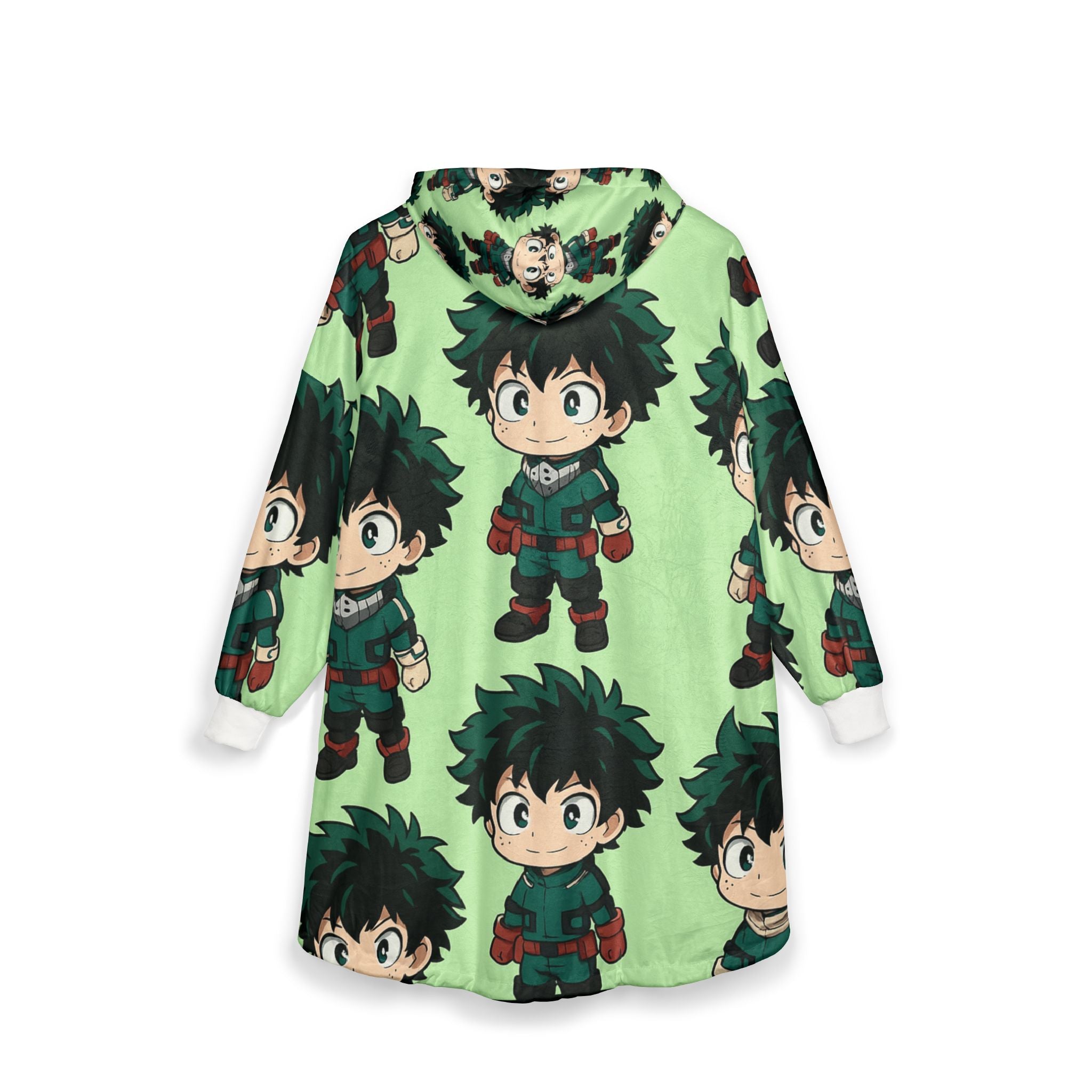 Deku Hooded Blanket, Japanese Style Wearable Blanket