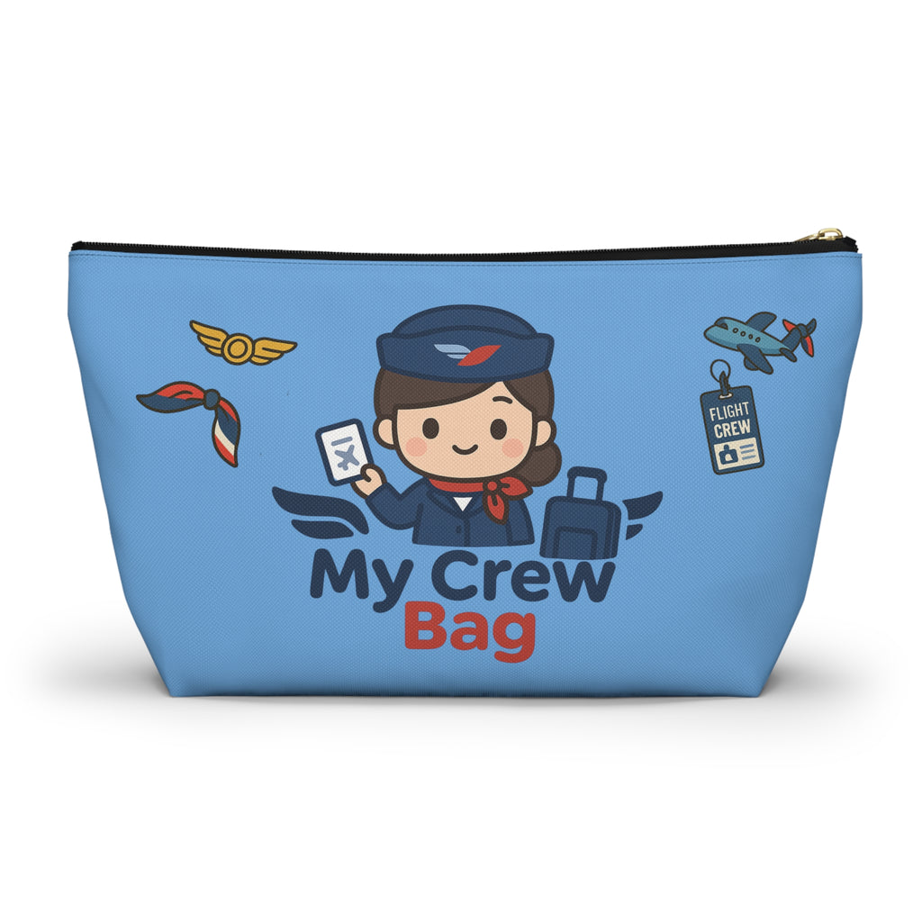 Flight Crew Accessory Pouch w T-bottom