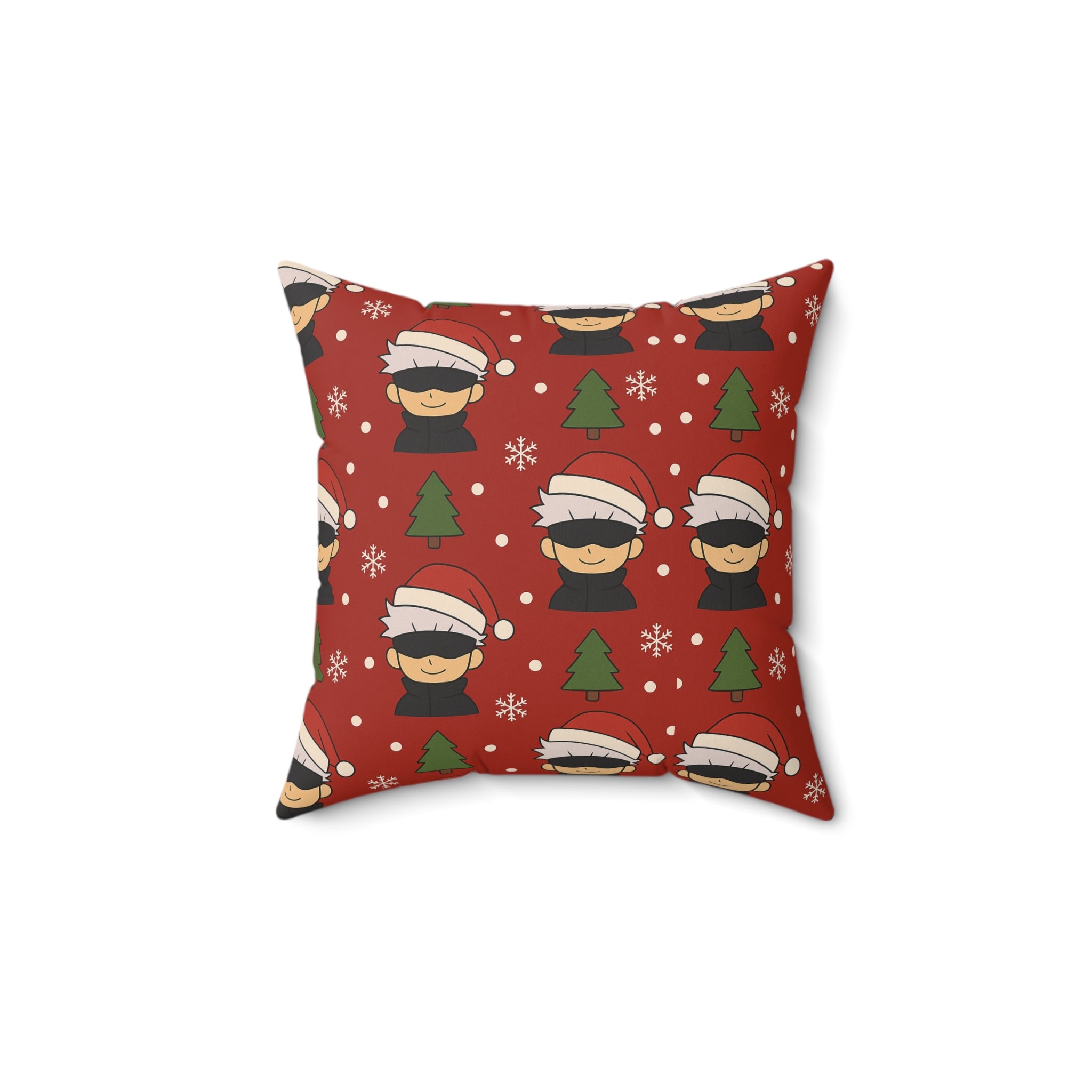 Gojo Christmas Spun Polyester Square Pillow