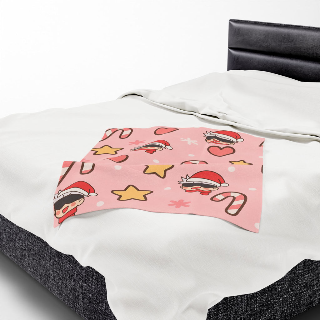 Gojo Christmas Velveteen Plush Blanket