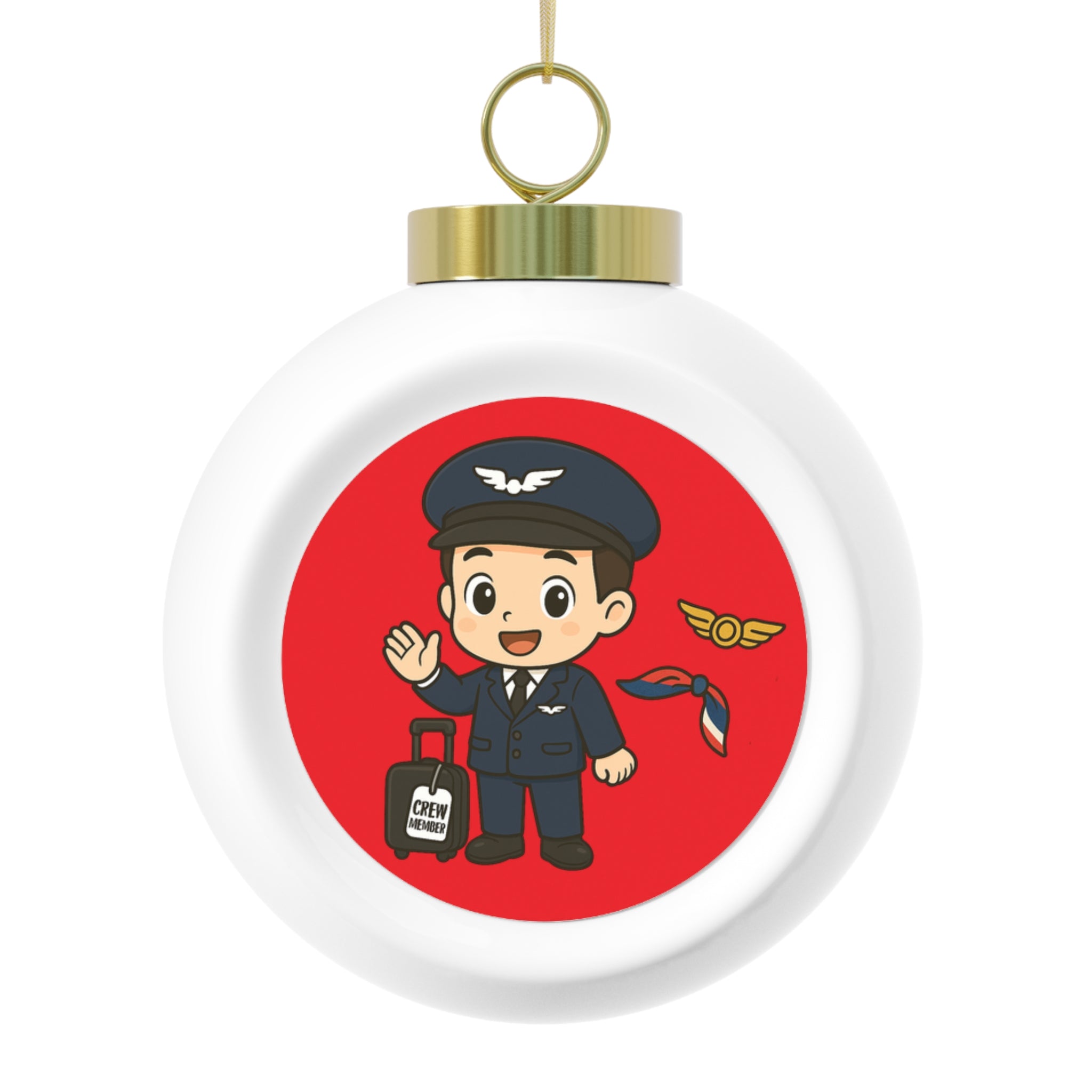 Flight  Crew Ball Ornament