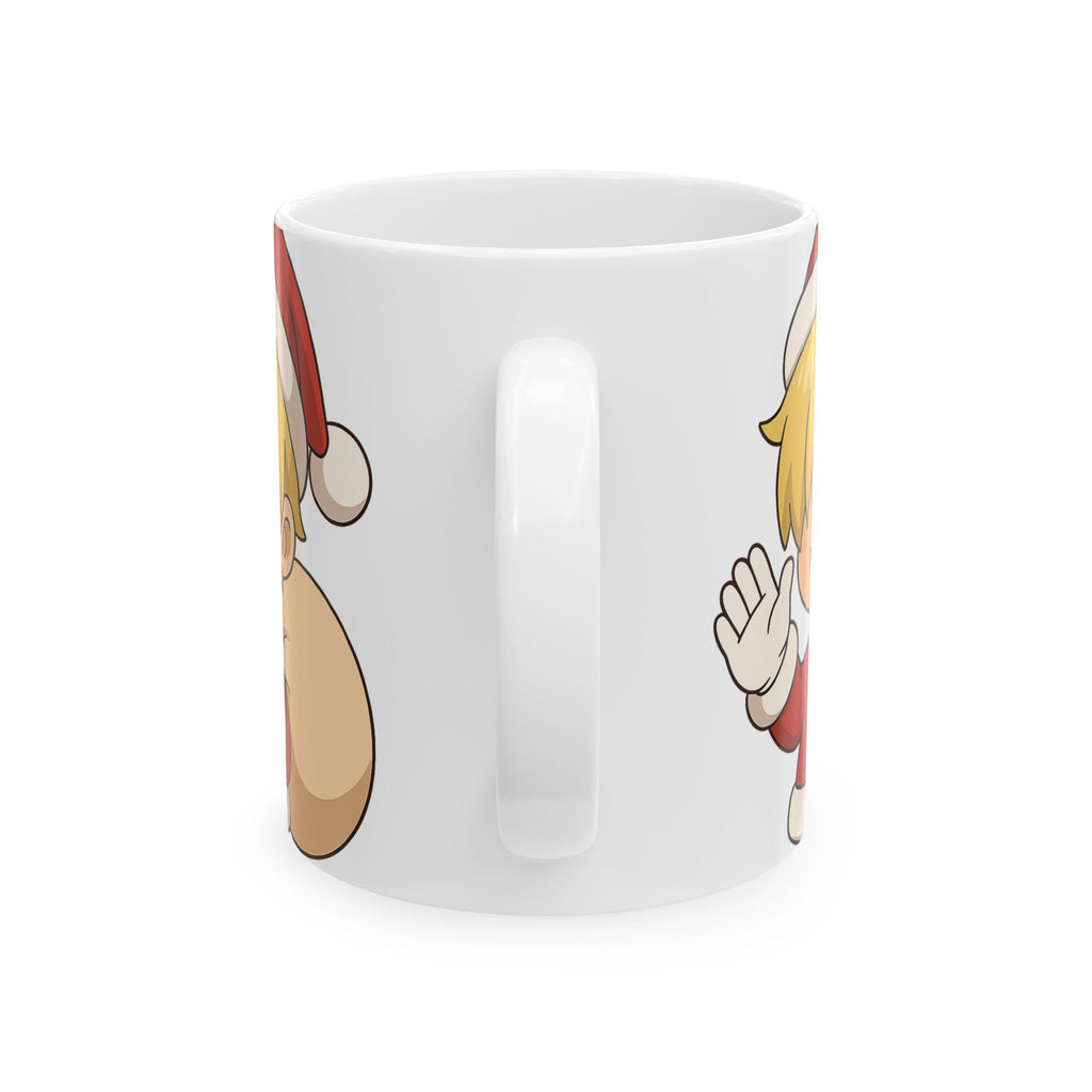 Christmas Sanji Anime Ceramic Mug, (11oz, 15oz)