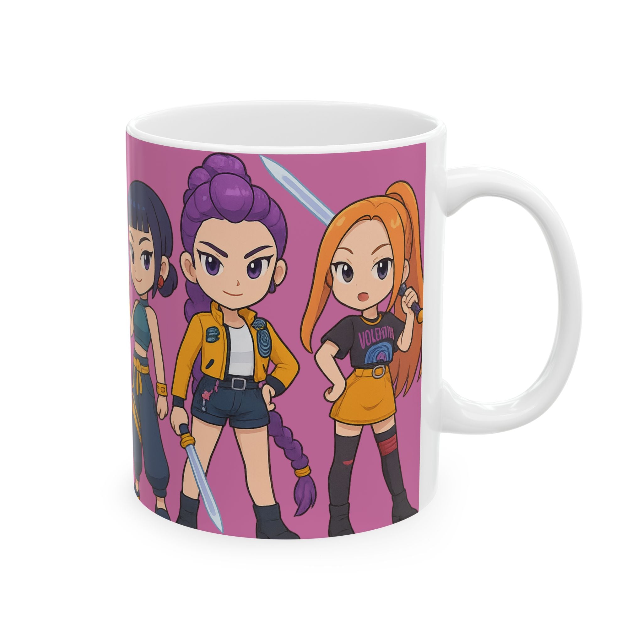 Kpop Demon hunters Ceramic Mug, (11oz, 15oz)