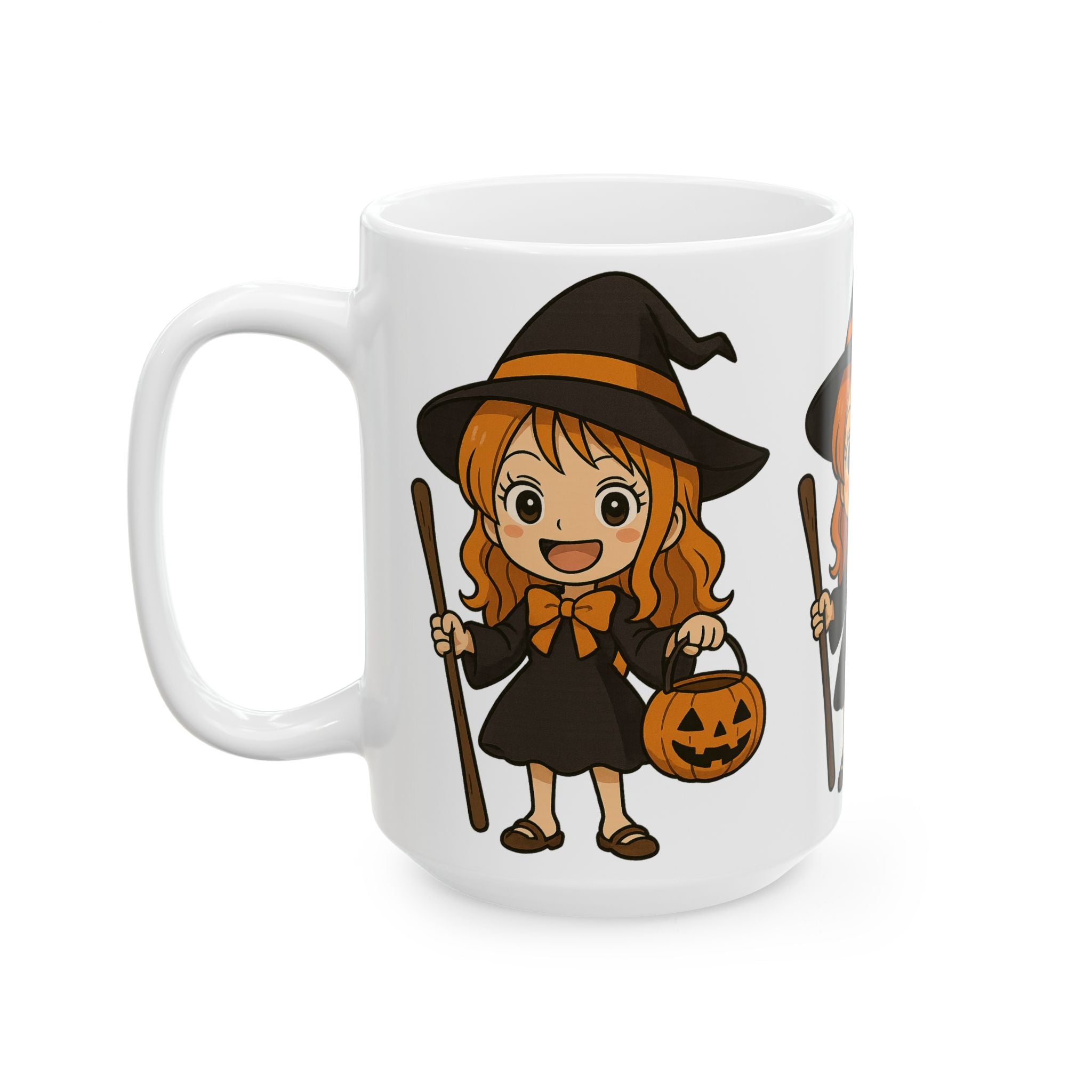 Halloween Nami Anime Ceramic Mug, (11oz, 15oz)