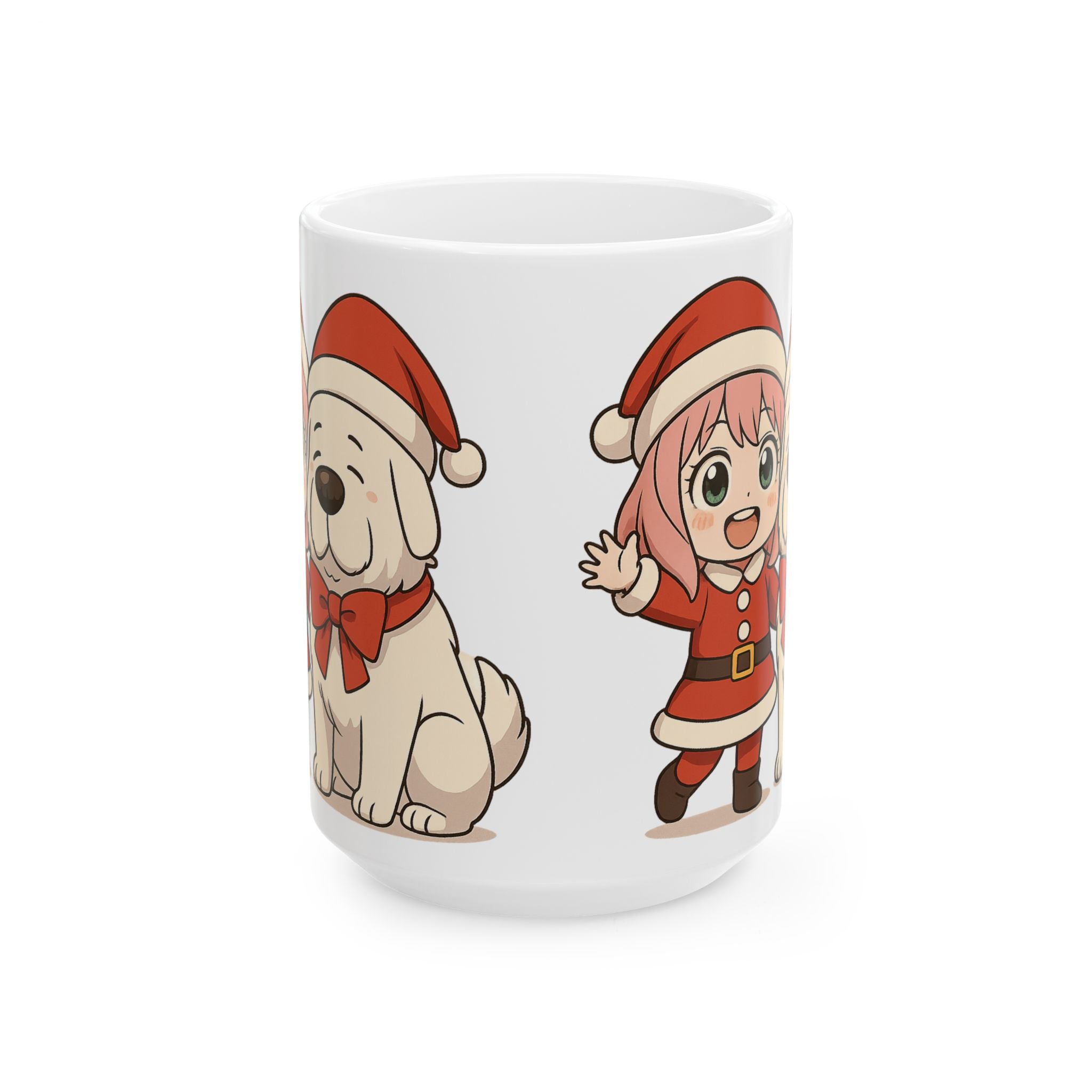 Spy x Family Anime Christmas Ceramic Mug, (11oz, 15oz)