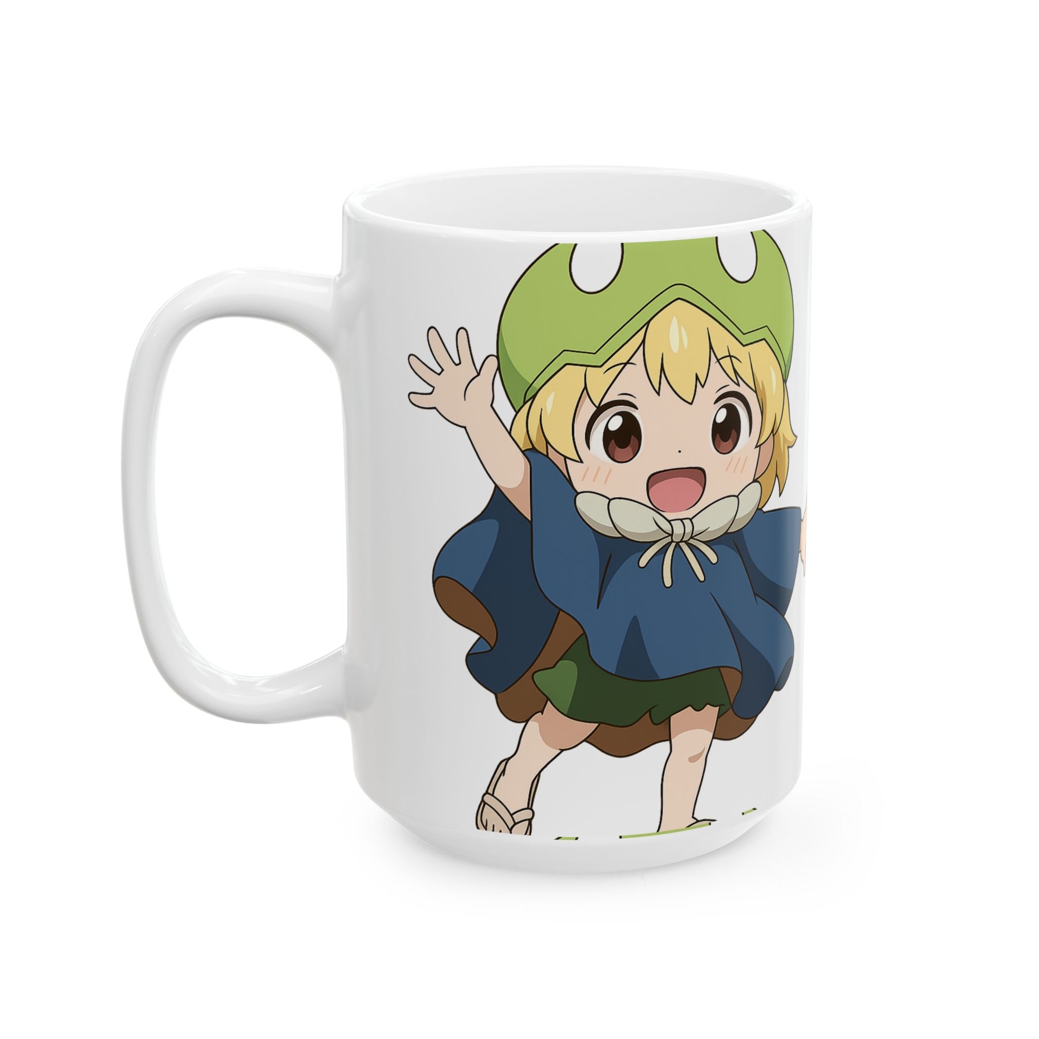 Dr Stone Anime Suica Ceramic Mug, (11oz, 15oz)