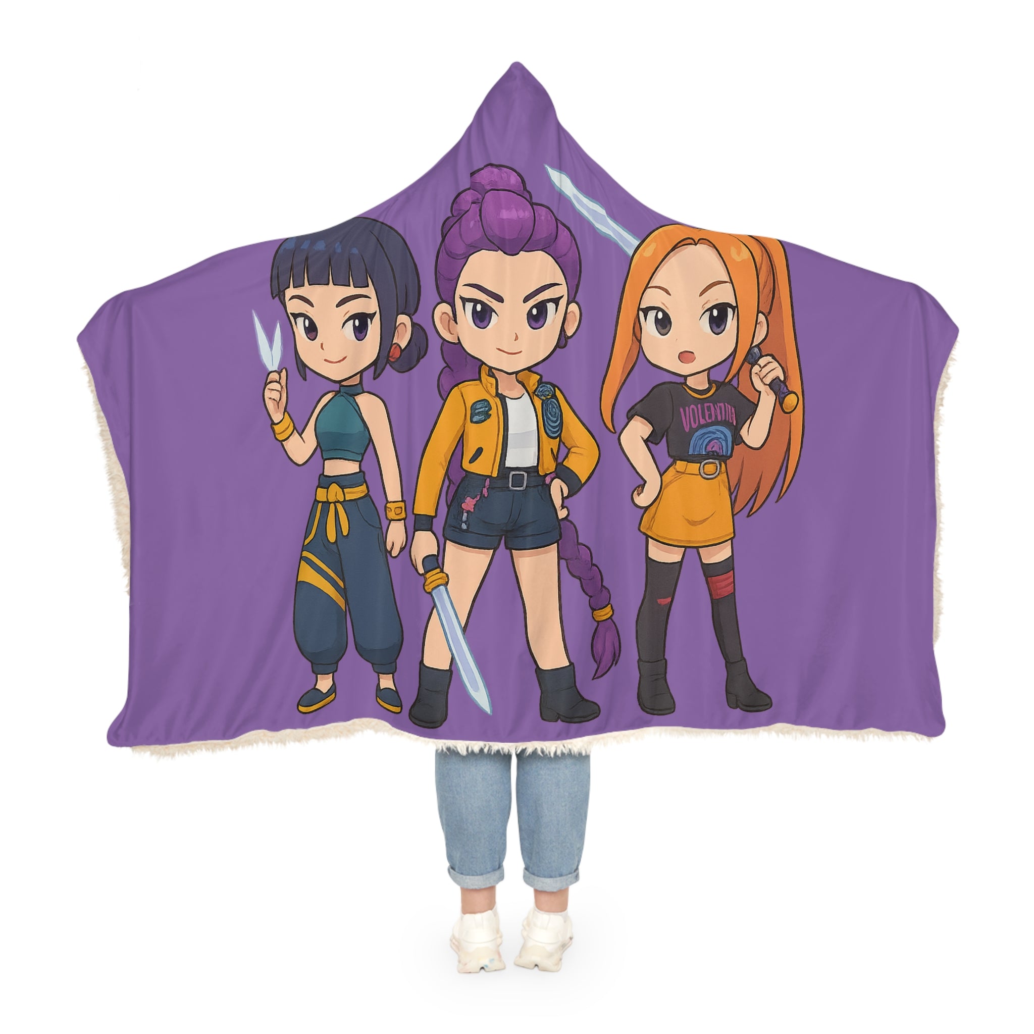 Kpop Demon Hunter Snuggle Blanket