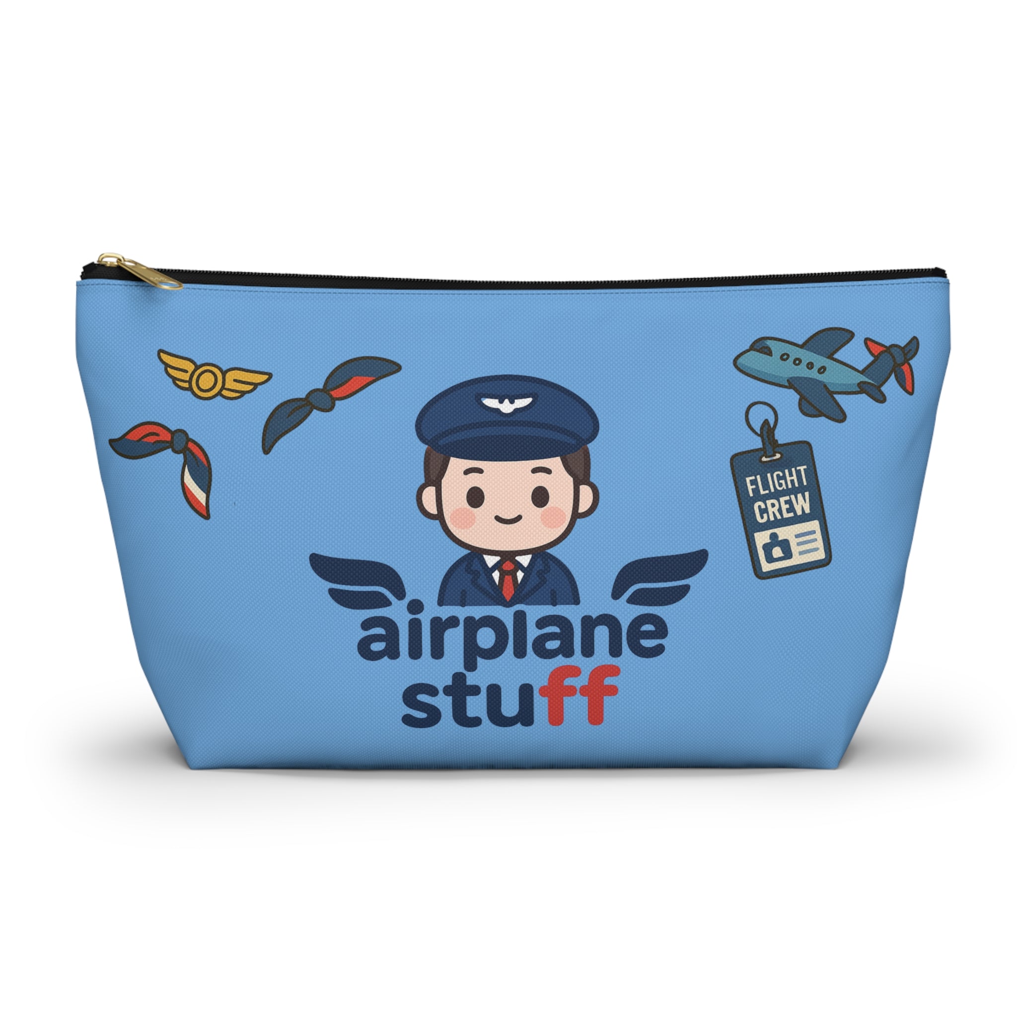 Flight Crew Accessory Pouch w T-bottom