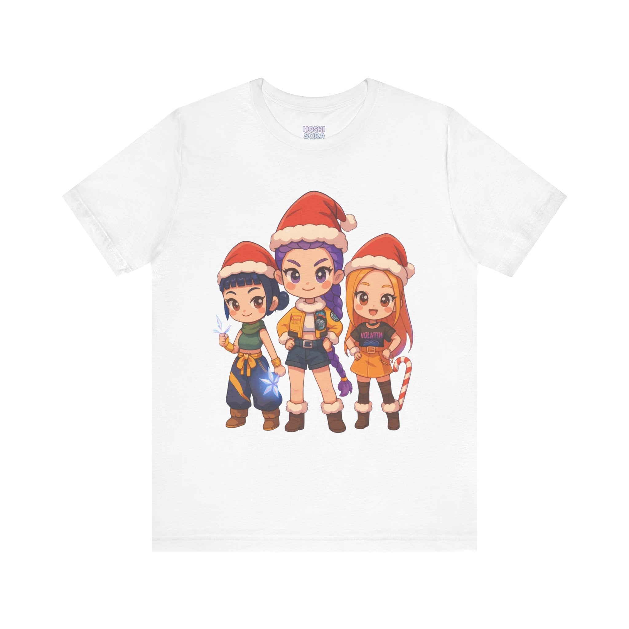 Kpop Demon Hunter Christmas Unisex Jersey Short Sleeve Tee