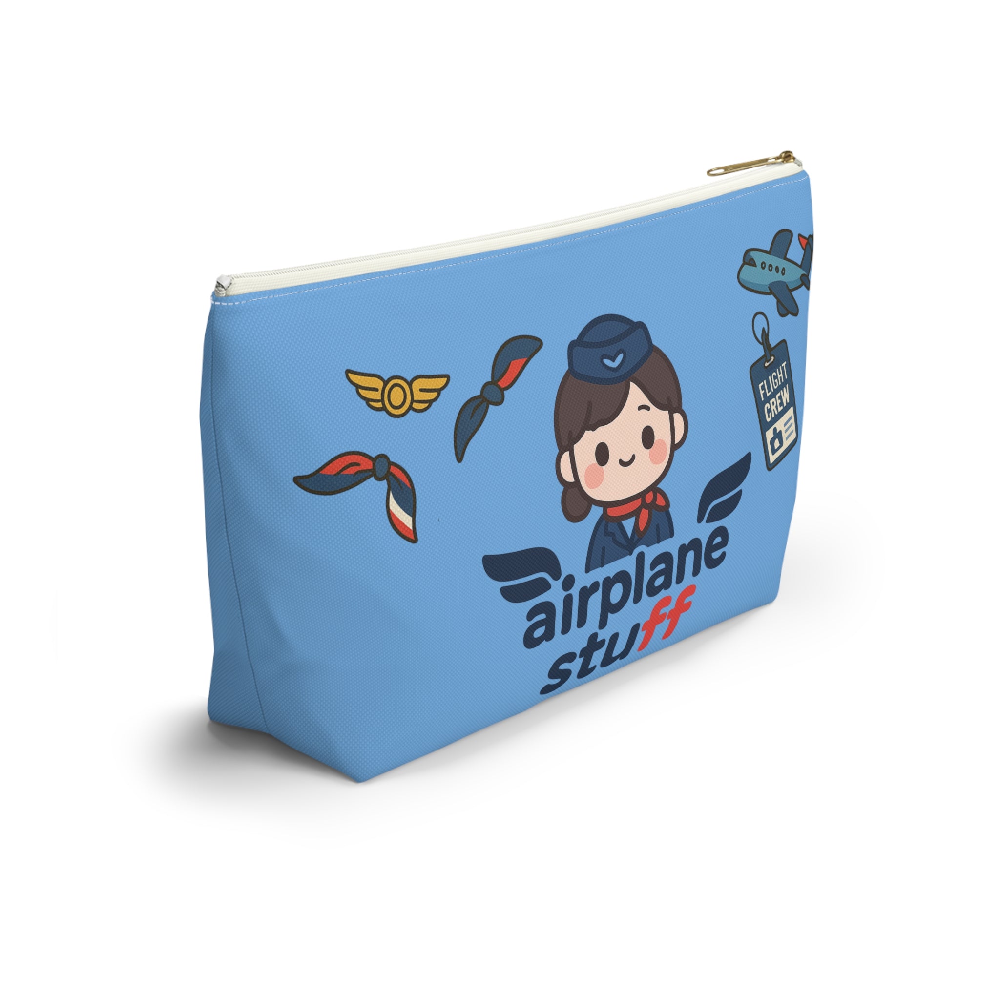 Flight Crew Accessory Pouch w T-bottom