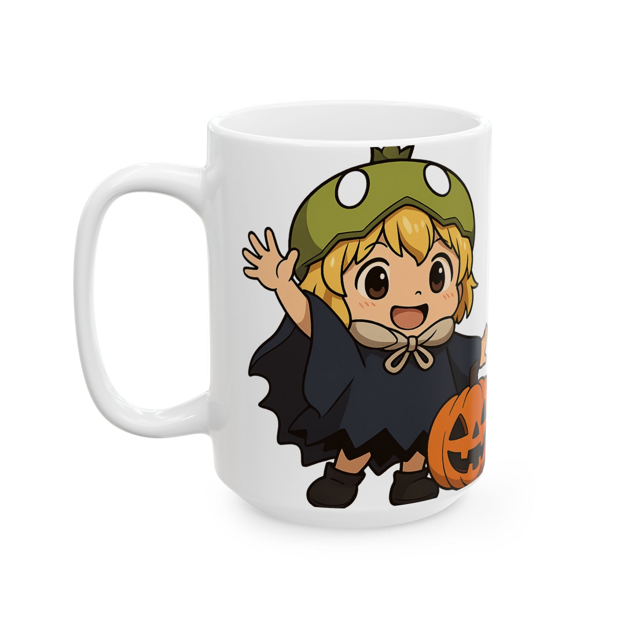 Dr Stone Anime Halloween Suica Ceramic Mug, (11oz, 15oz)
