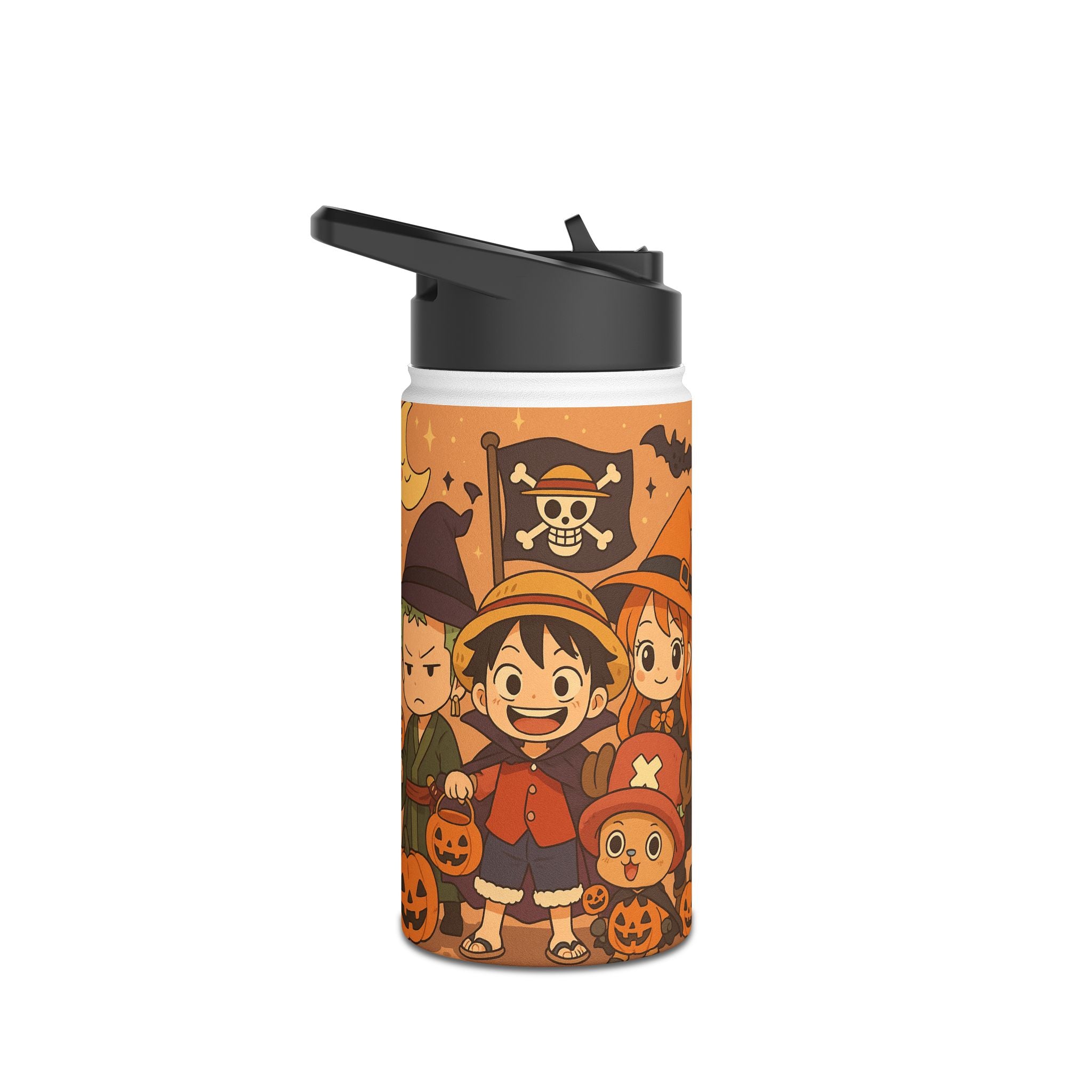 Anime Stainless Steel Water Bottle, Standard Lid