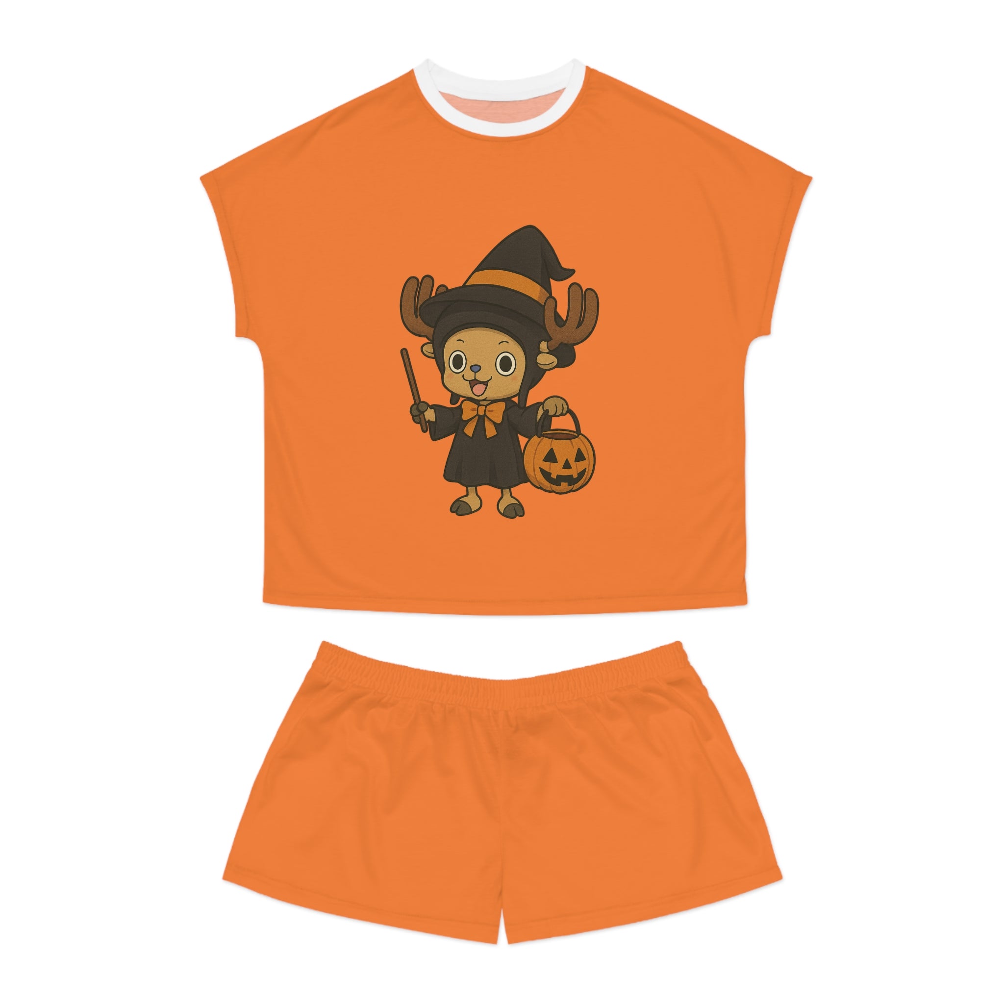 Chopper Halloween Women's Short Pajama Set