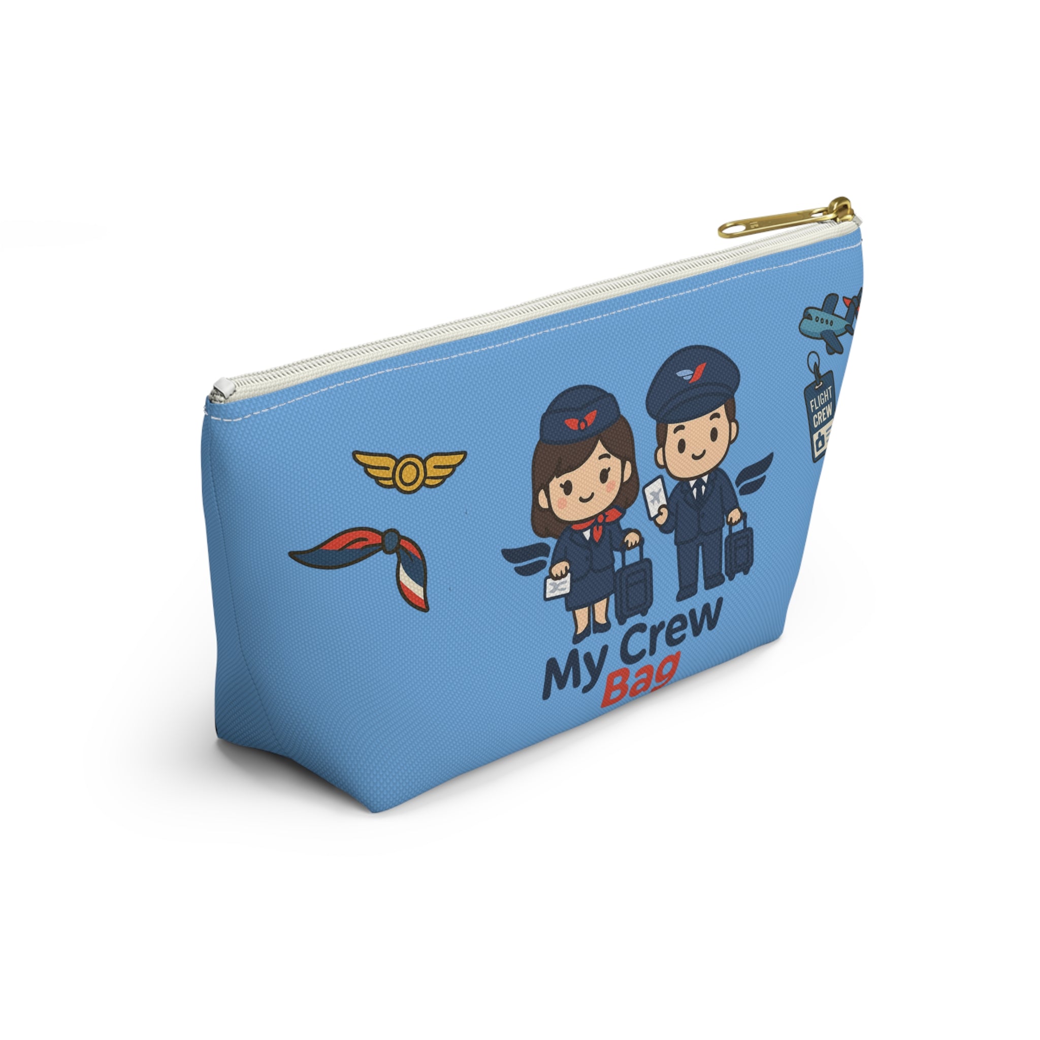 Flight Crew Accessory Pouch w T-bottom