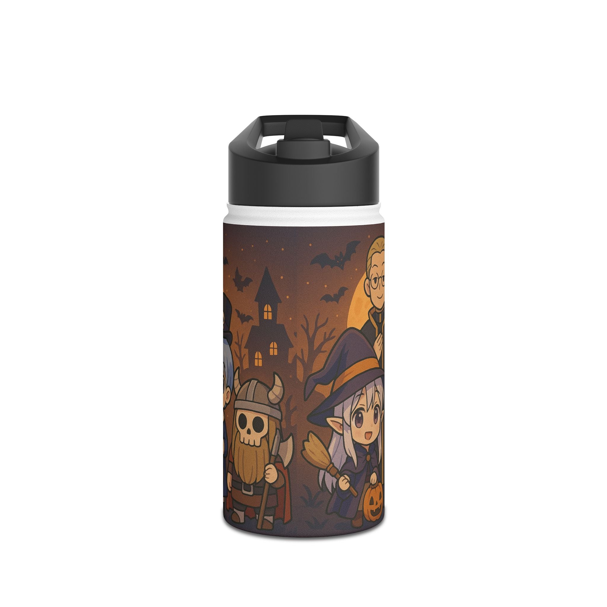 Anime Stainless Steel Water Bottle, Standard Lid