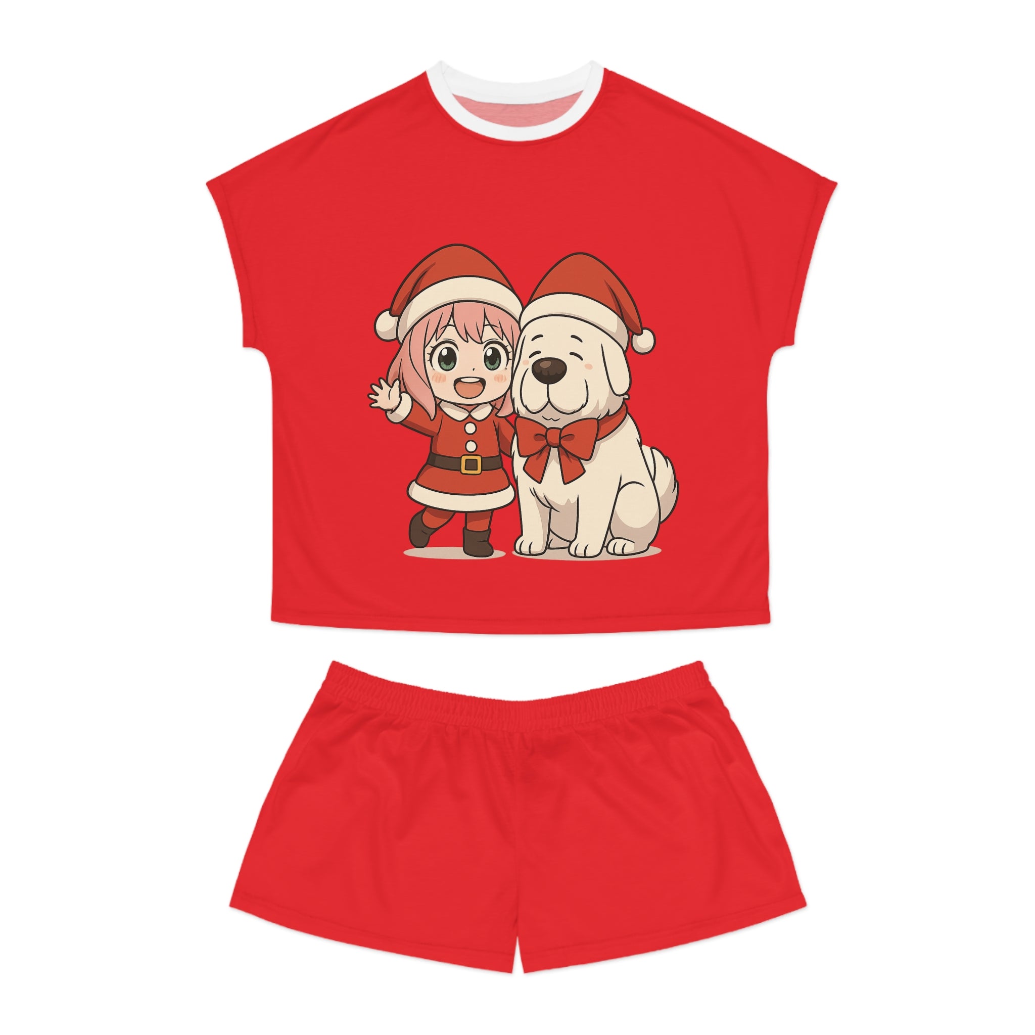 Anya Christmas Women's Short Pajama Set