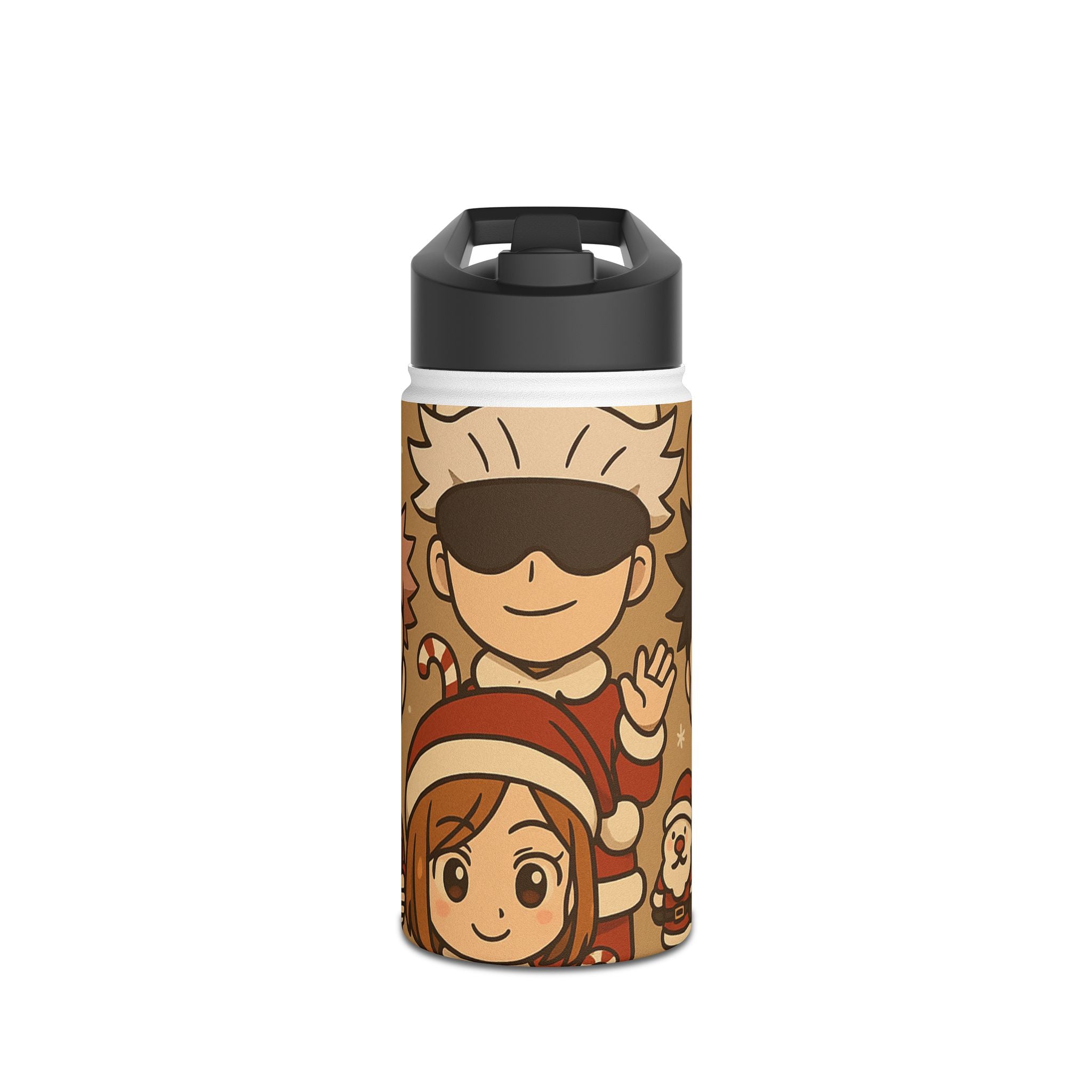 Jujutsu kaisen Anime Stainless Steel Water Bottle, Standard Lid