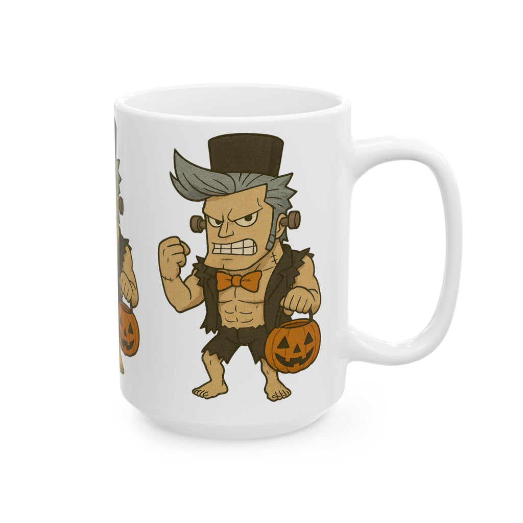 Halloween Franky Anime Ceramic Mug, (11oz, 15oz)