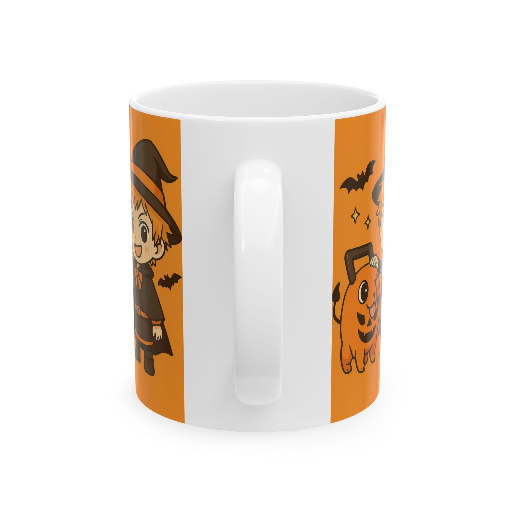 Chainsaw Man Halloween Anime Halloween Ceramic Mug, (11oz, 15oz)