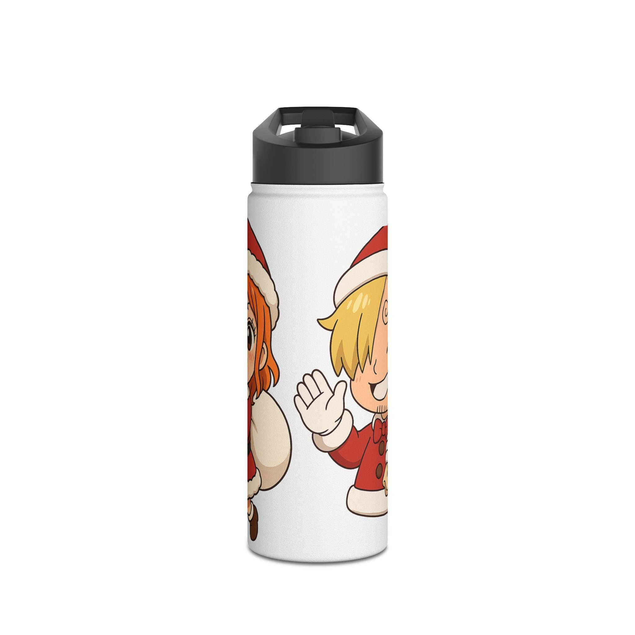 One Piece Anime Stainless Steel Water Bottle, Standard Lid ( Solo Leveling)