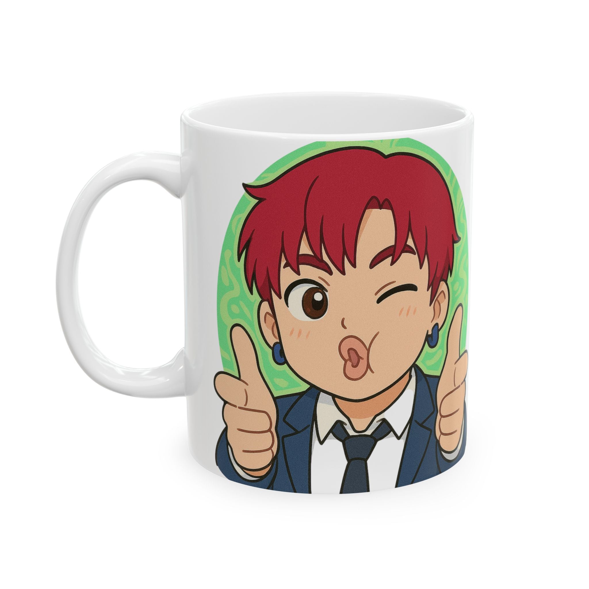 Dandadan Anime Ceramic Mug, (11oz, 15oz)