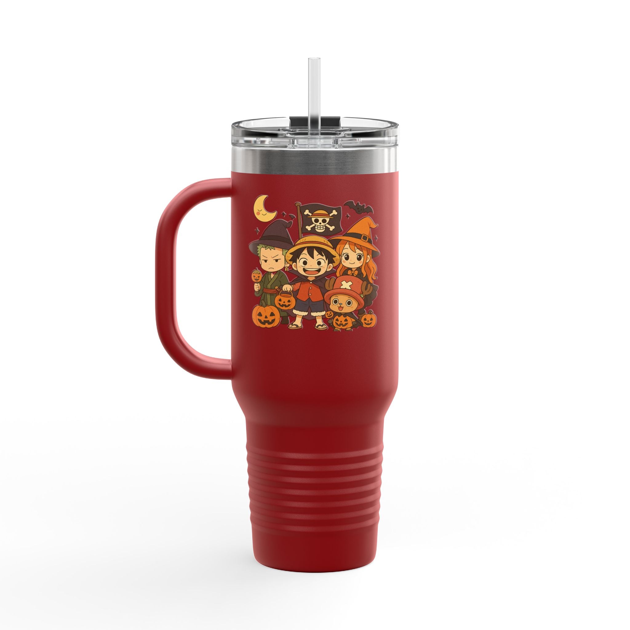 Anime one Piece Halloween Insulated Travel Mug, 40oz
