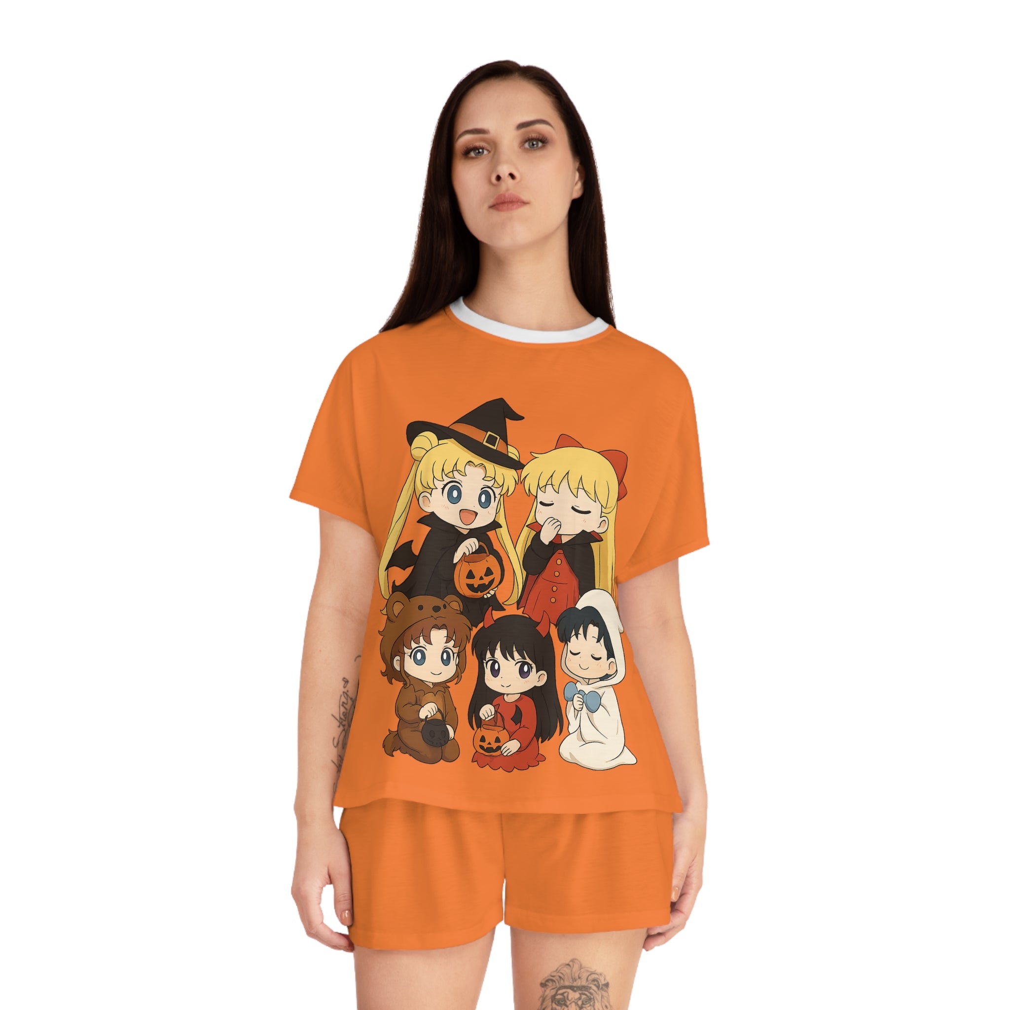 Sailor Moon Halloween Women's Short Pajama Set