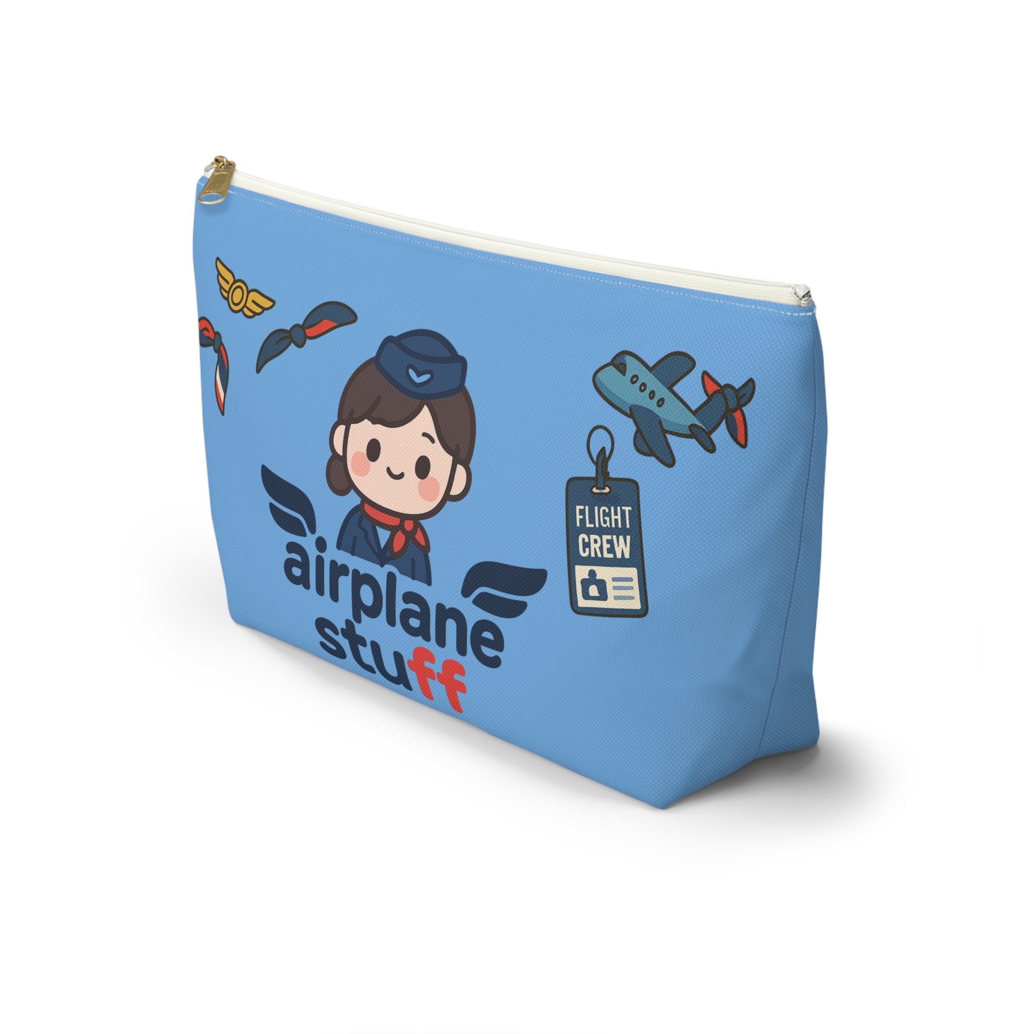 Flight Crew Accessory Pouch w T-bottom