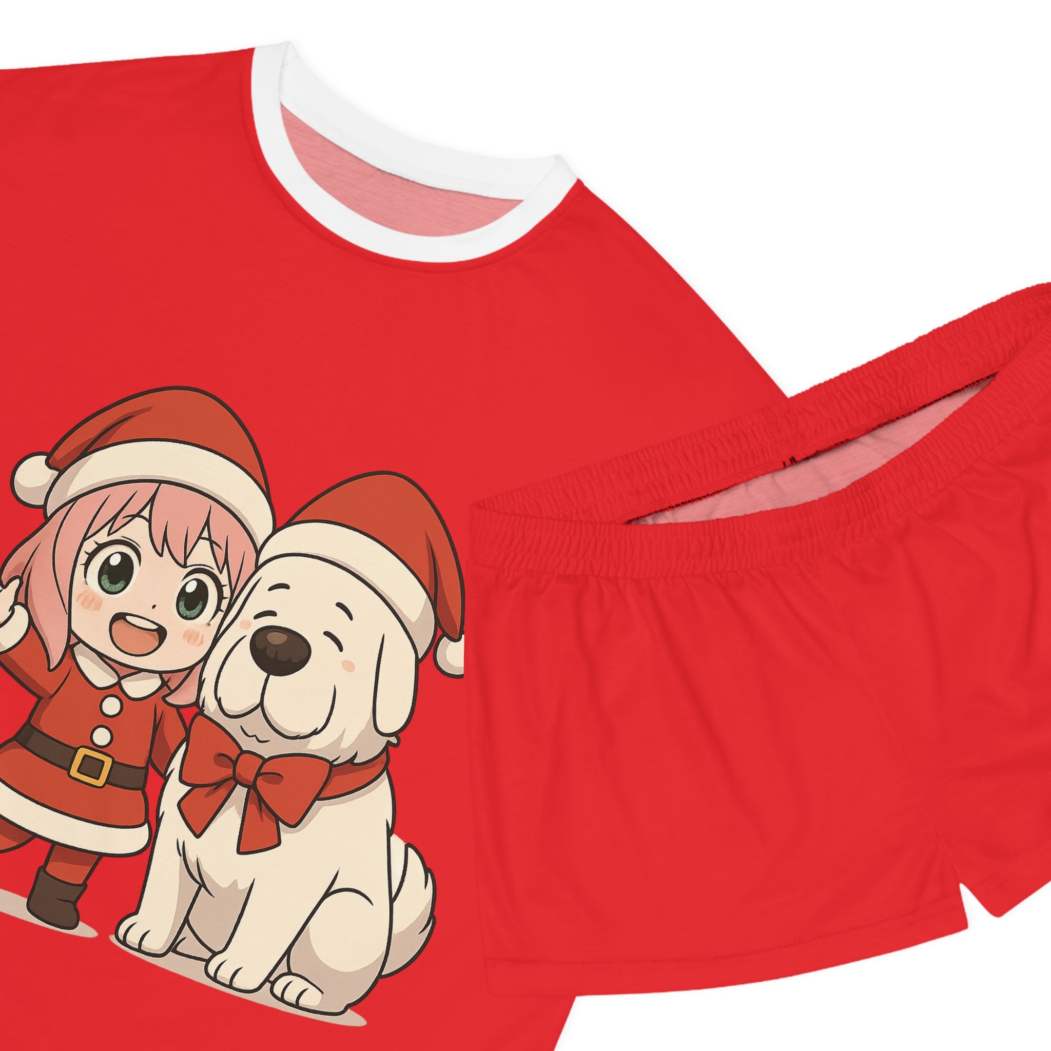 Anya Christmas Women's Short Pajama Set