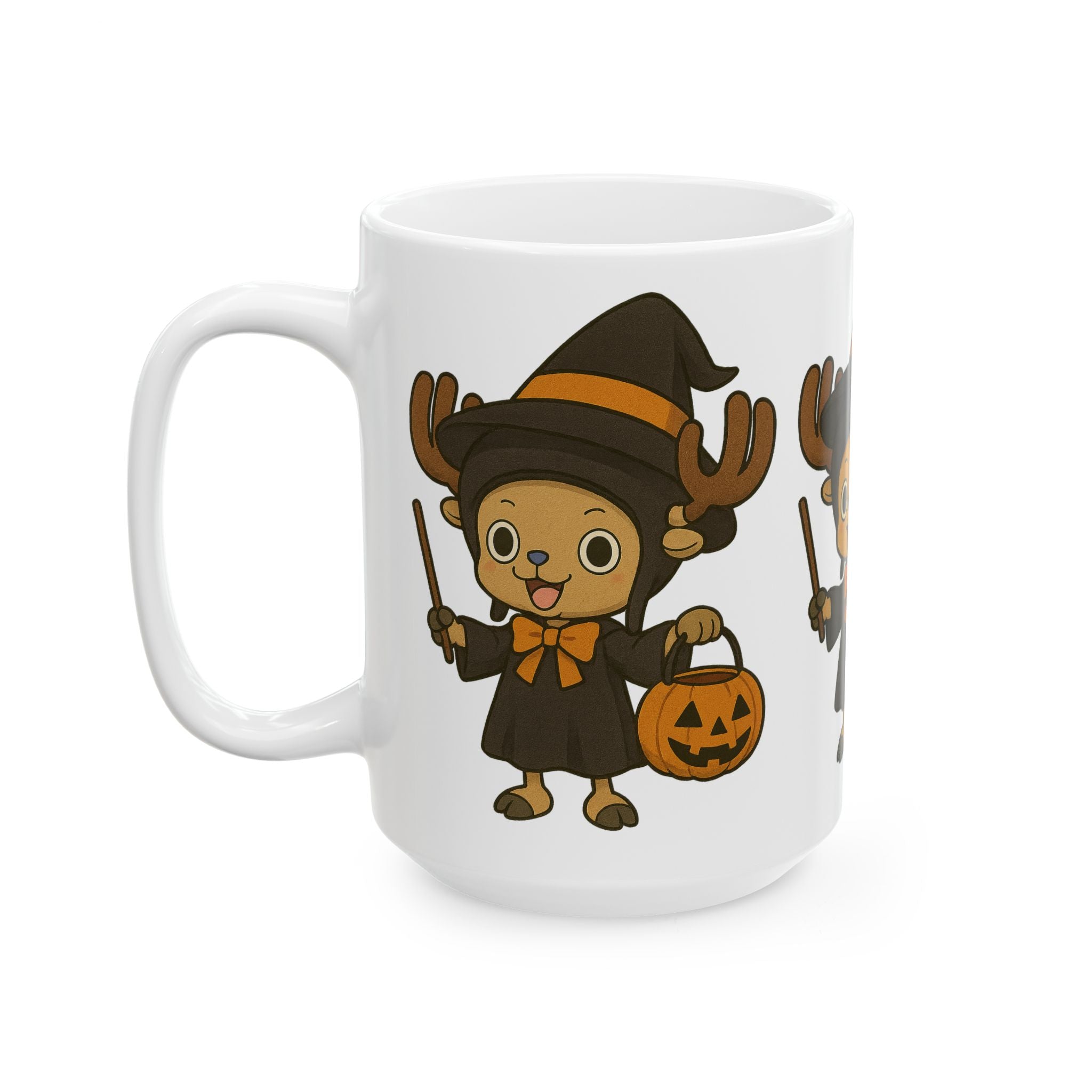 Halloween Chopper Anime Ceramic Mug, (11oz, 15oz)