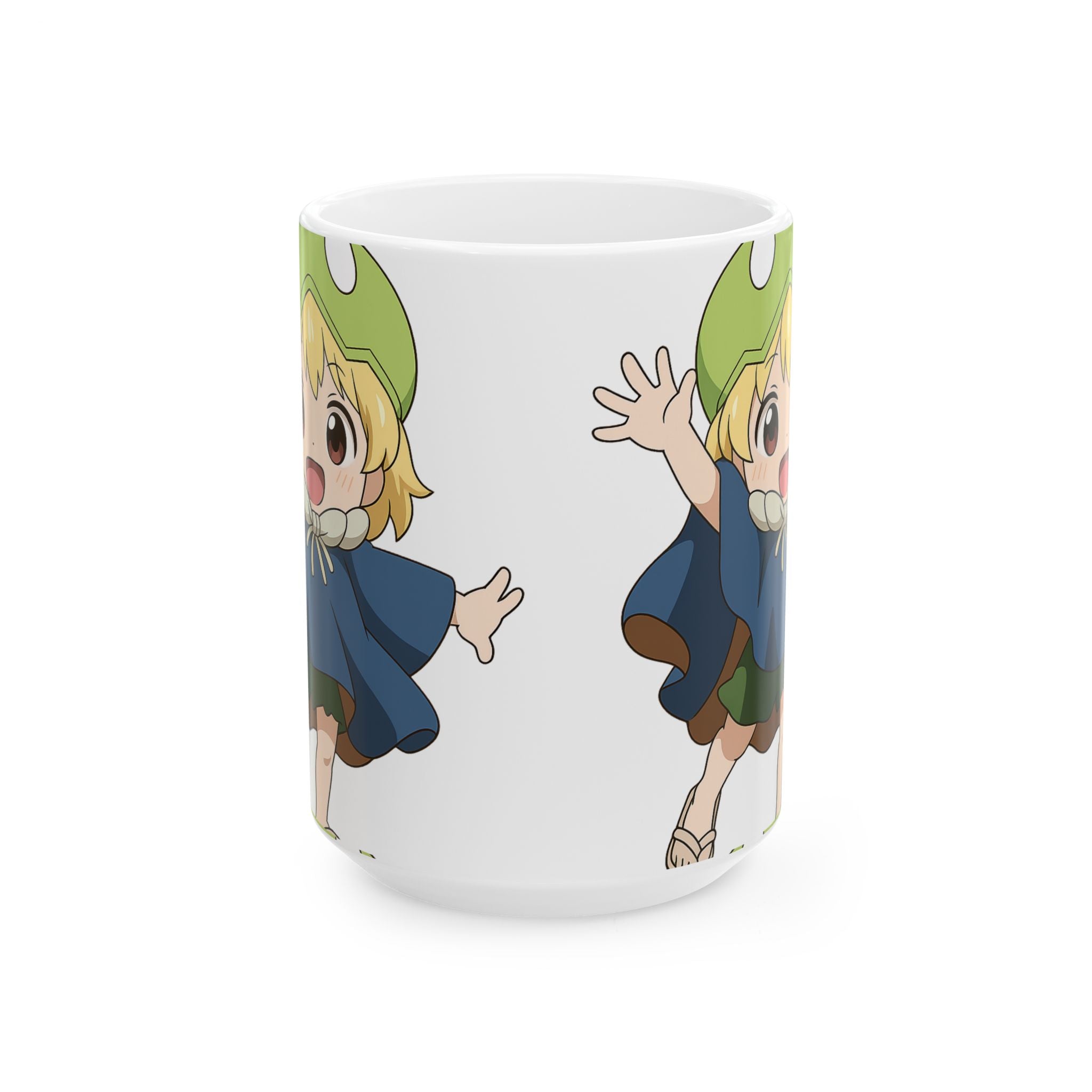 Dr Stone Anime Suica Ceramic Mug, (11oz, 15oz)
